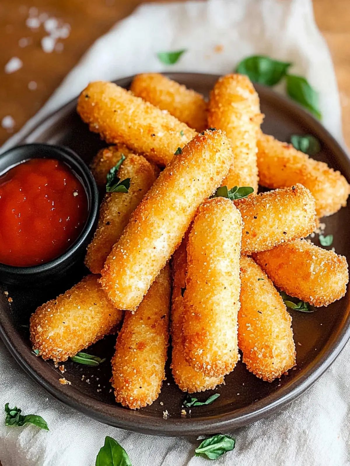 Keto Mozzarella Sticks