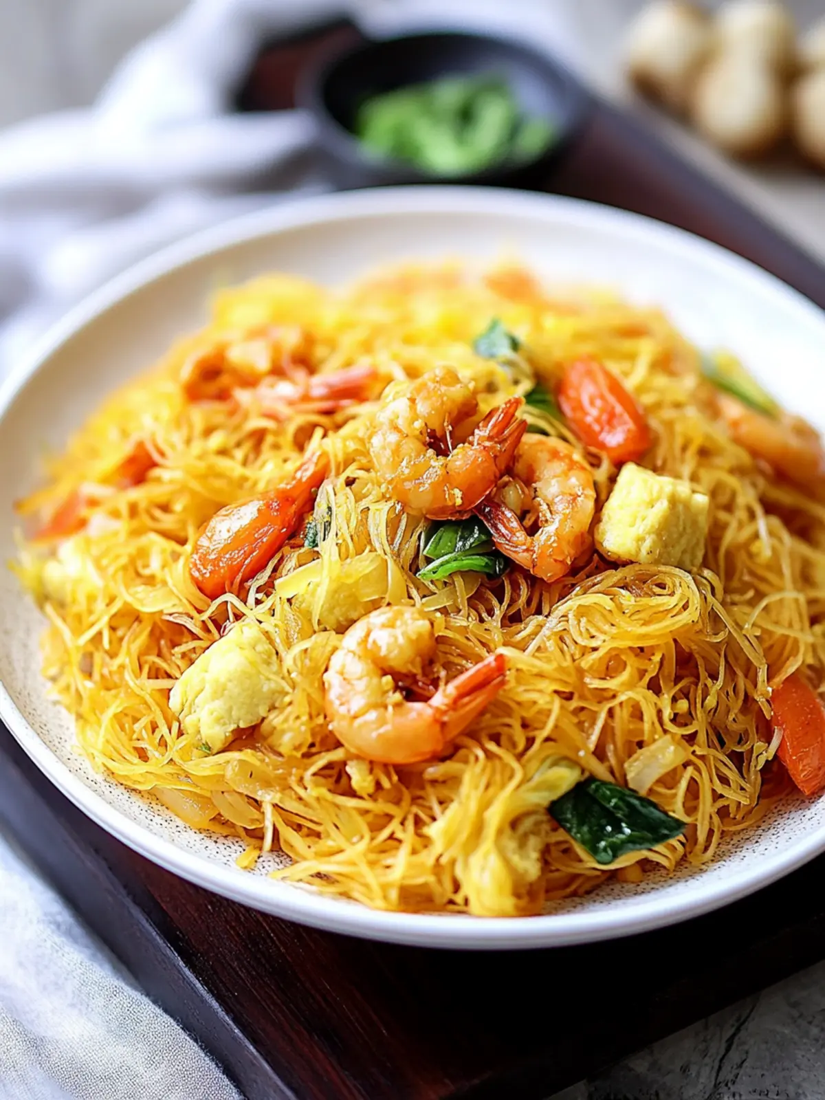Singapore Chow Mei Fun Noodles