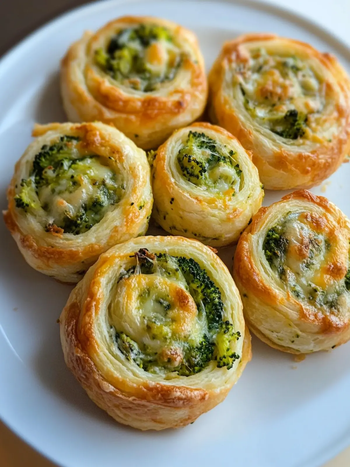 Broccoli Cheese Pinwheels