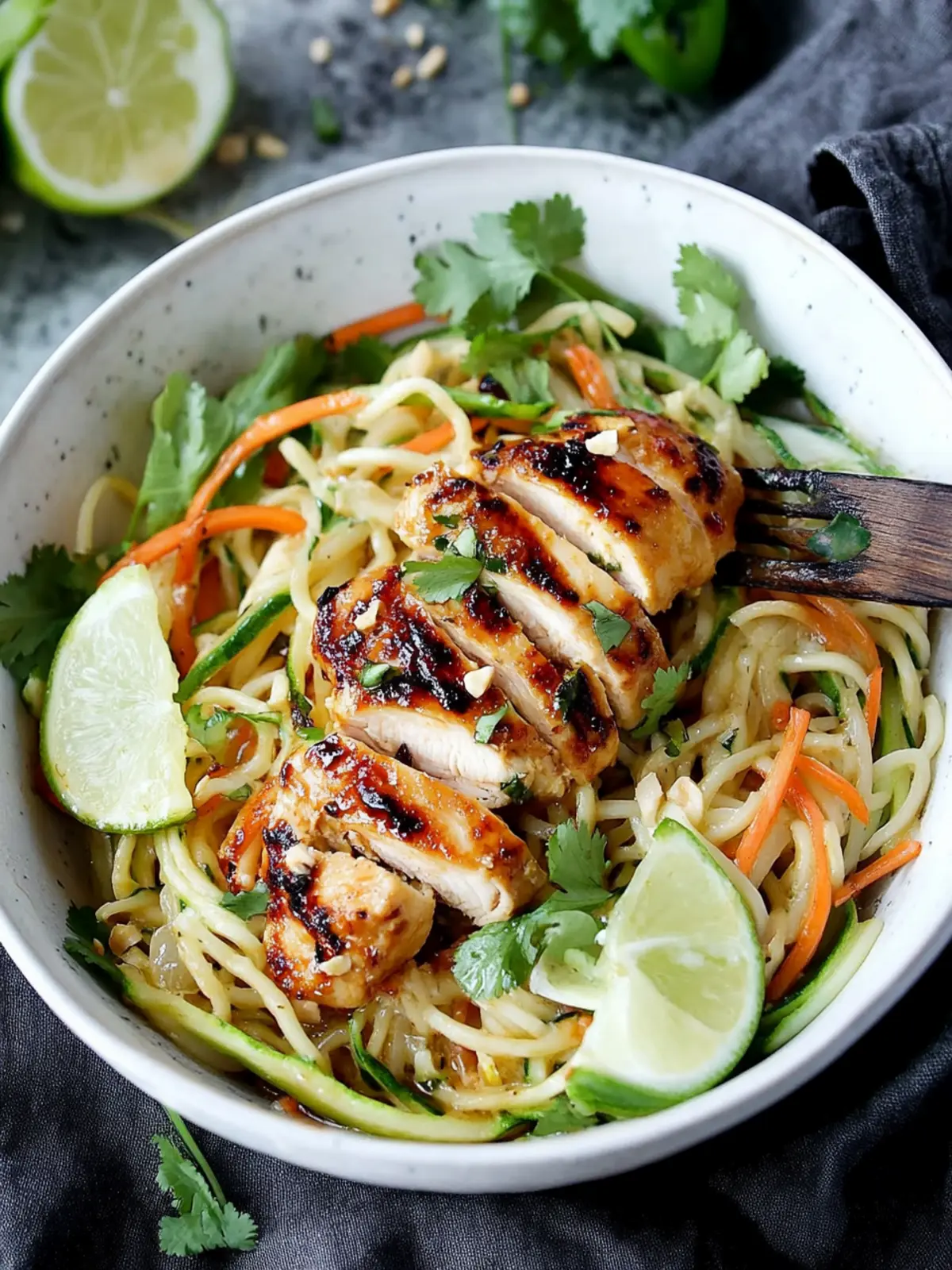 Thai Chicken Zoodles