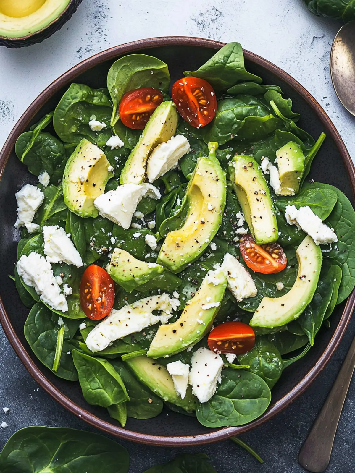 Spinach Avocado Salad