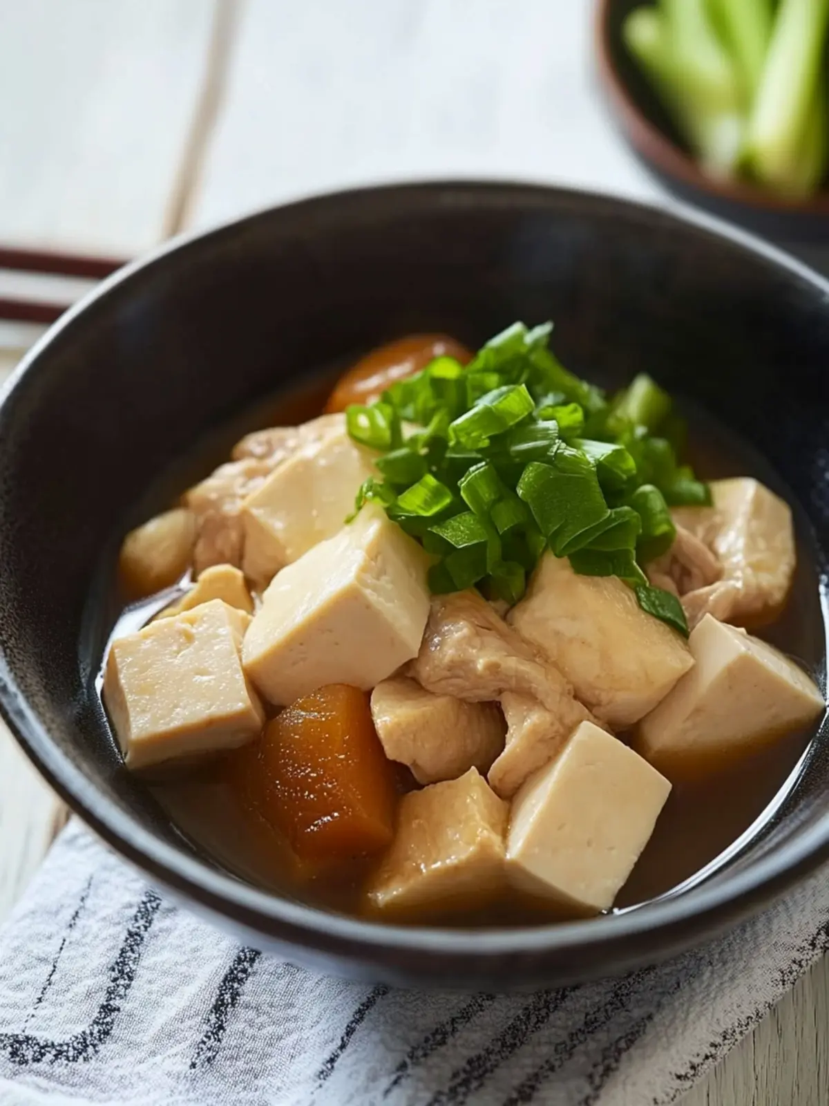 Kanazawa-style Simmered Chicken and Tofu