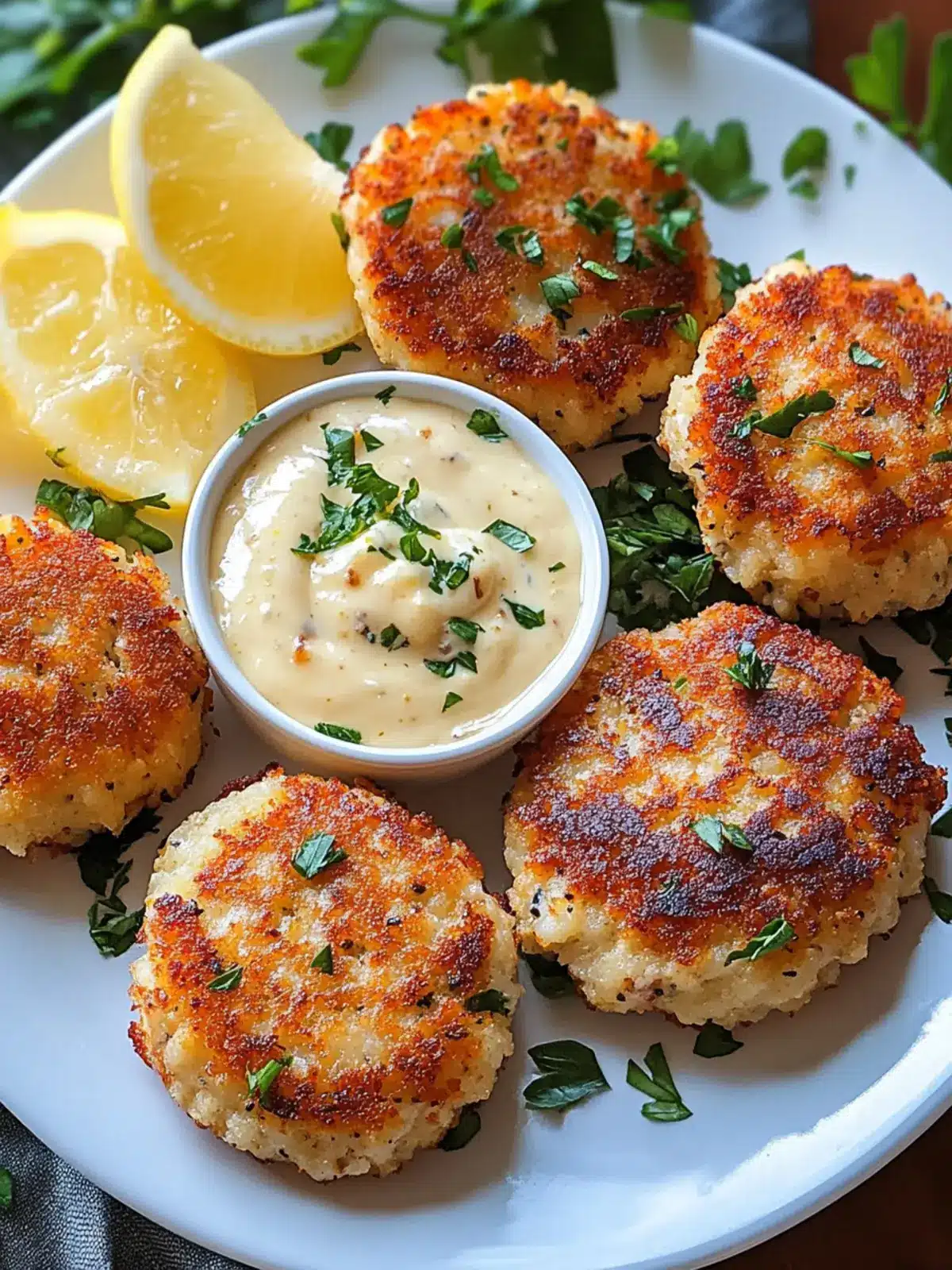 Shrimp Cakes with Lemon Aioli