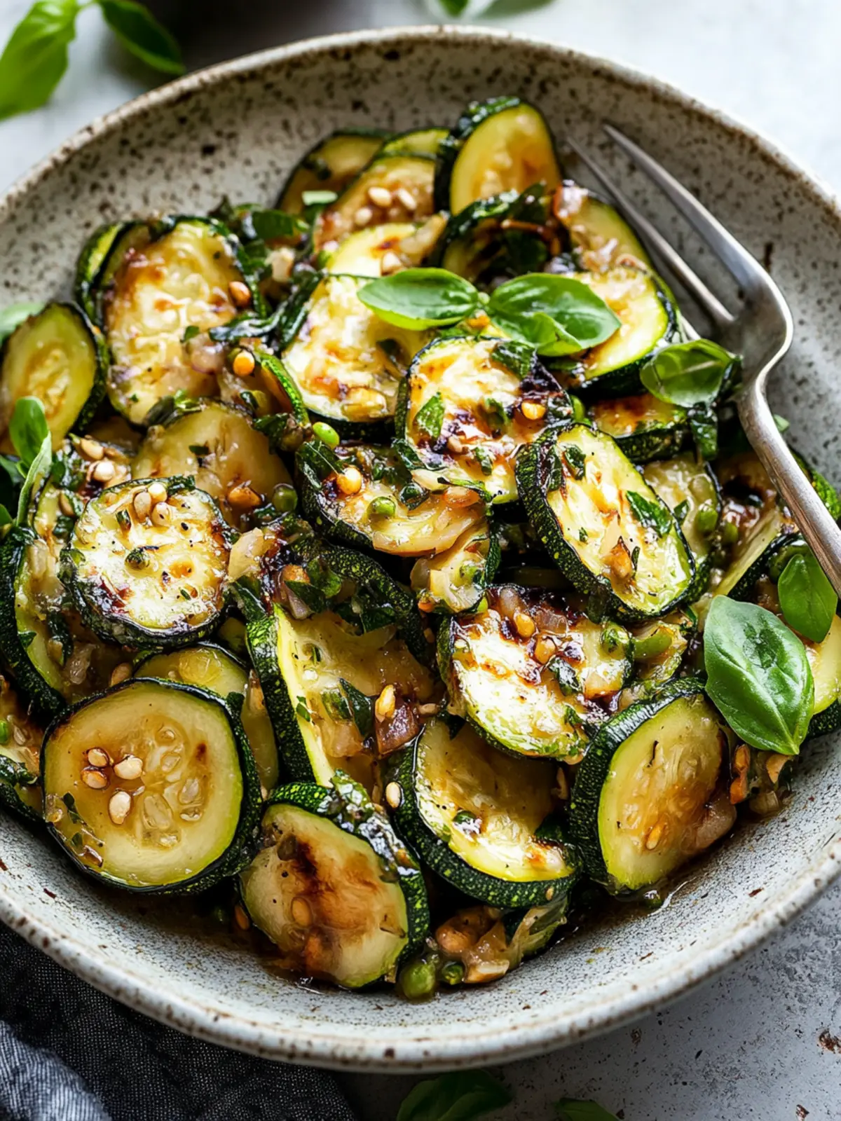 Garlic Herb Sautéed Zucchini