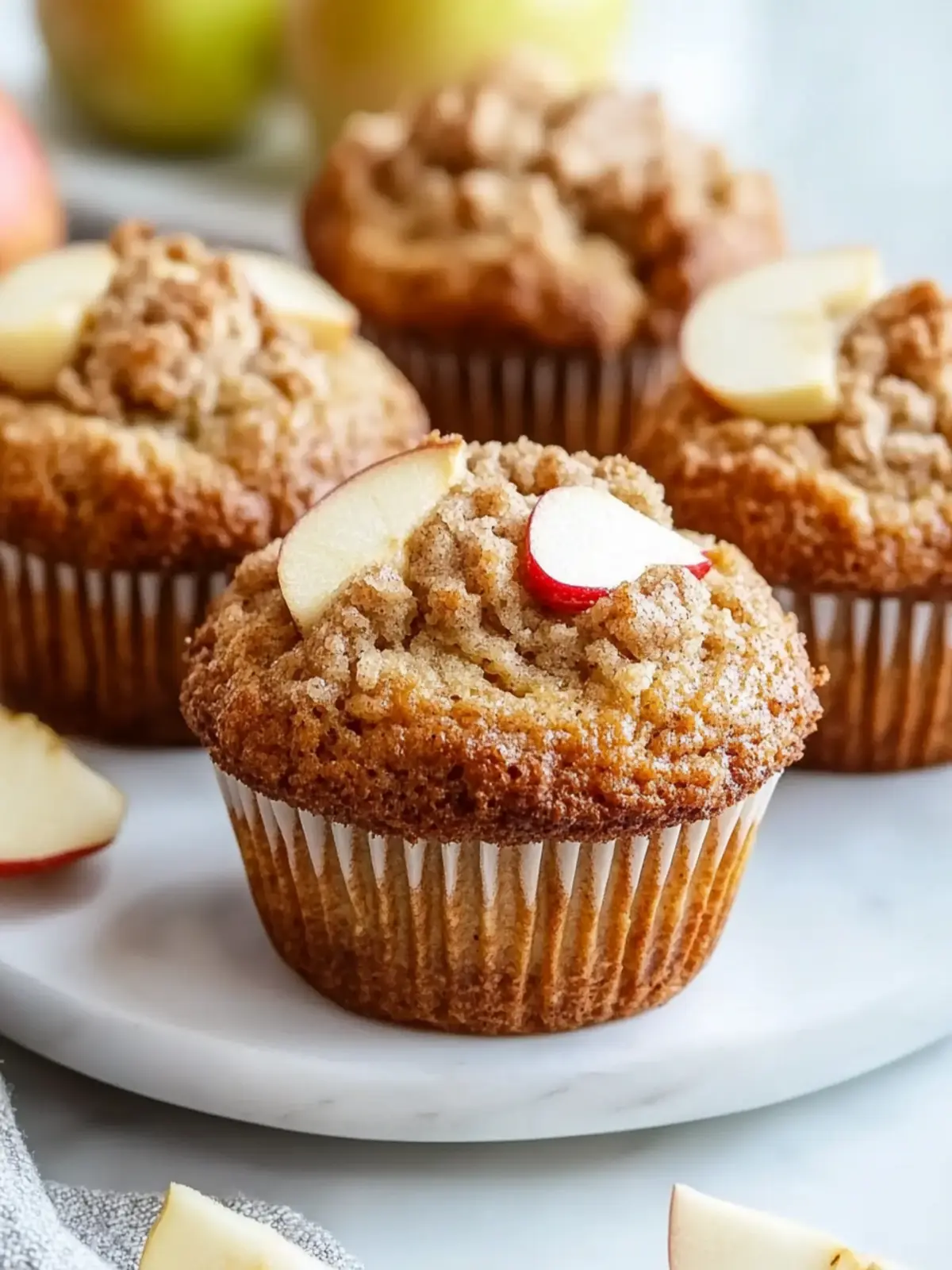 Apple Vanilla Muffins