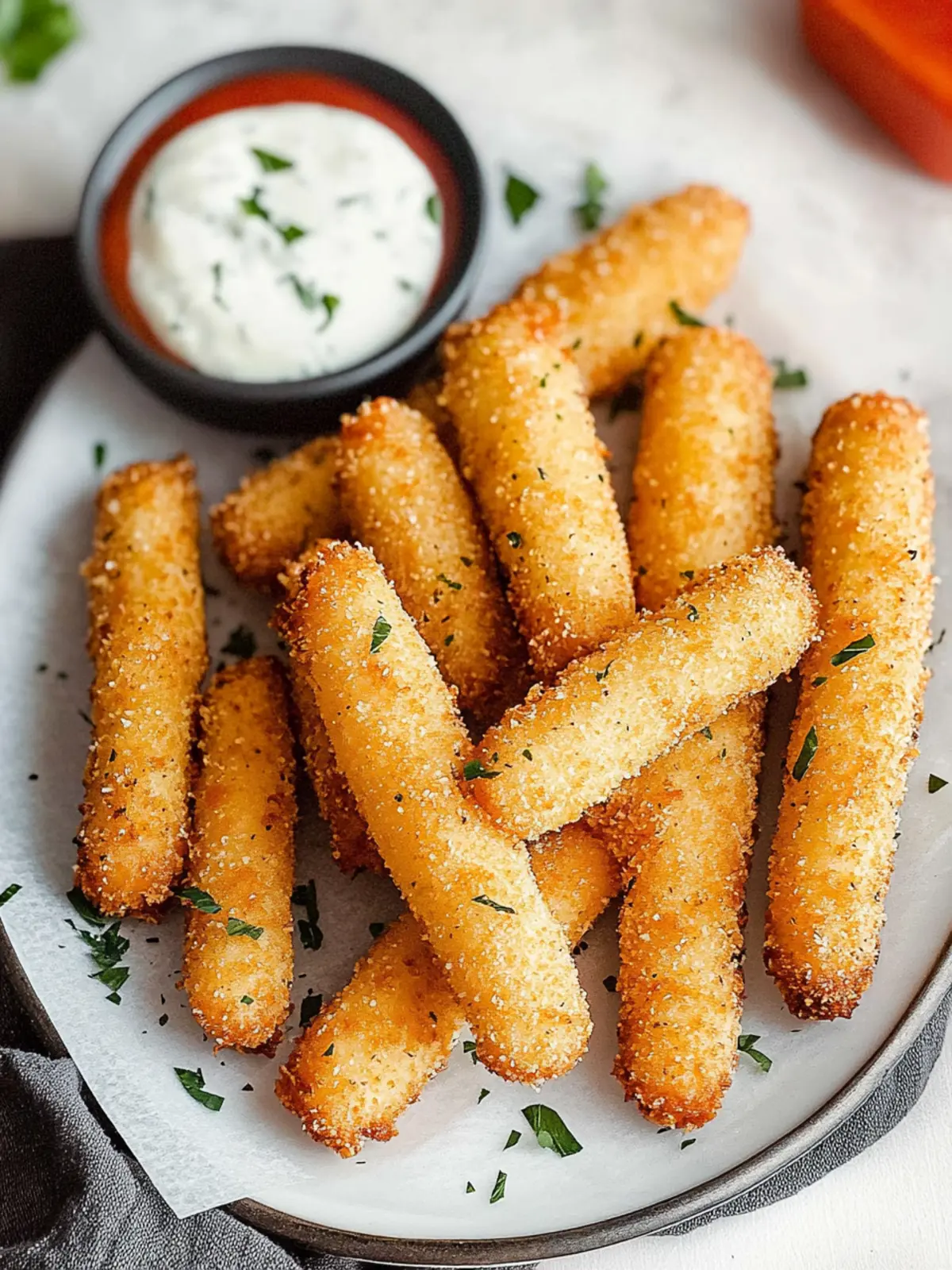 Keto Mozzarella Sticks