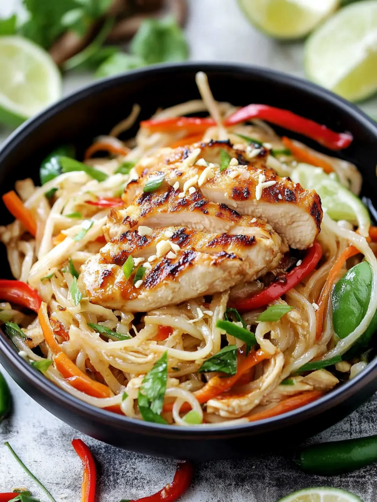 Thai Chicken Zoodles