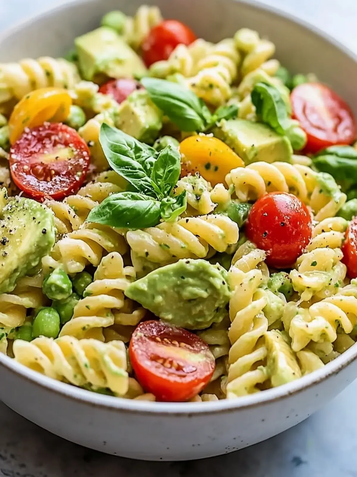 Creamy Avocado Pasta Salad