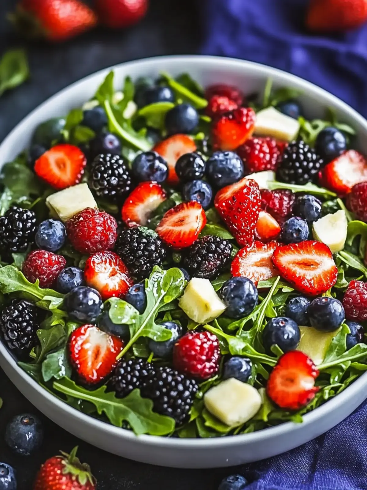 Arugula Salad with Berries