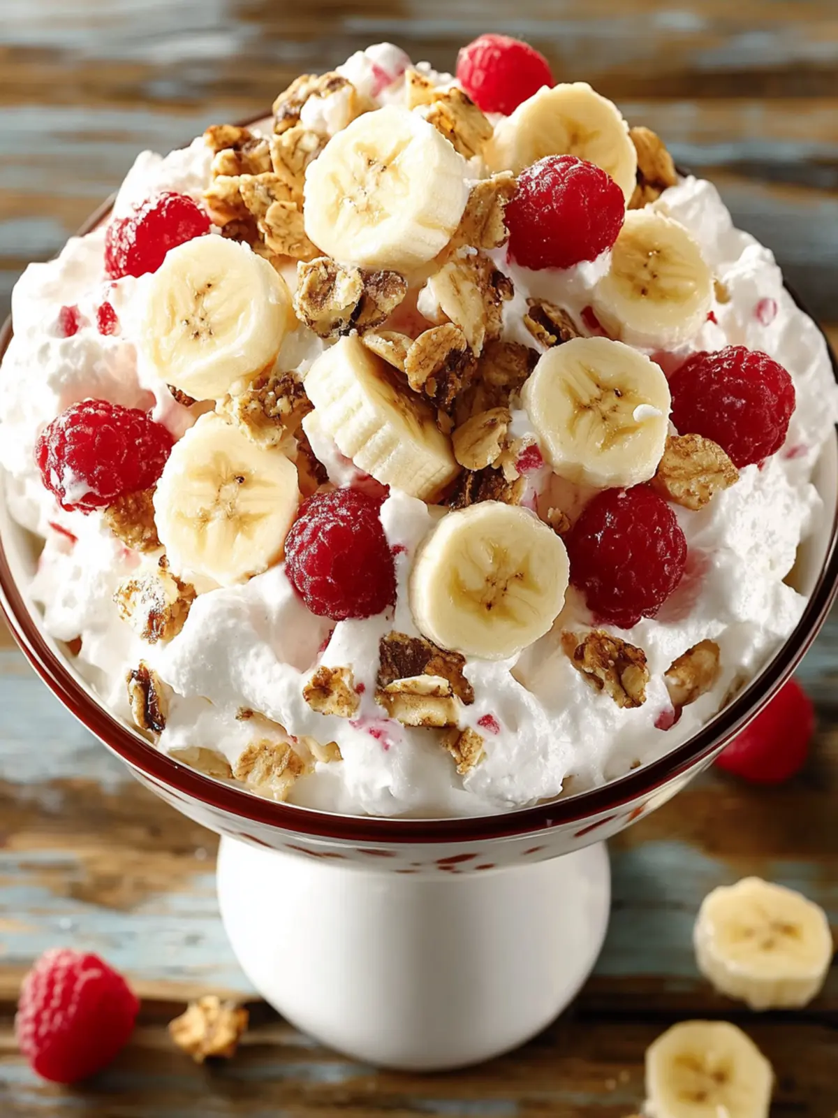 Banana Split Fluff Salad