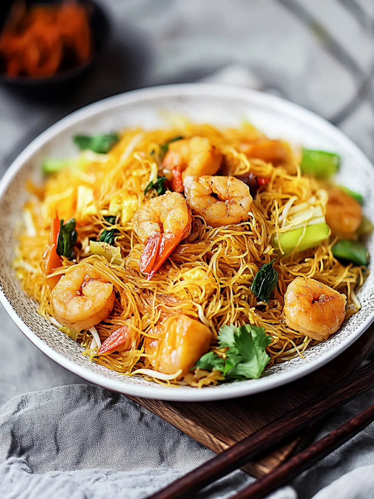 Singapore Chow Mei Fun Noodles