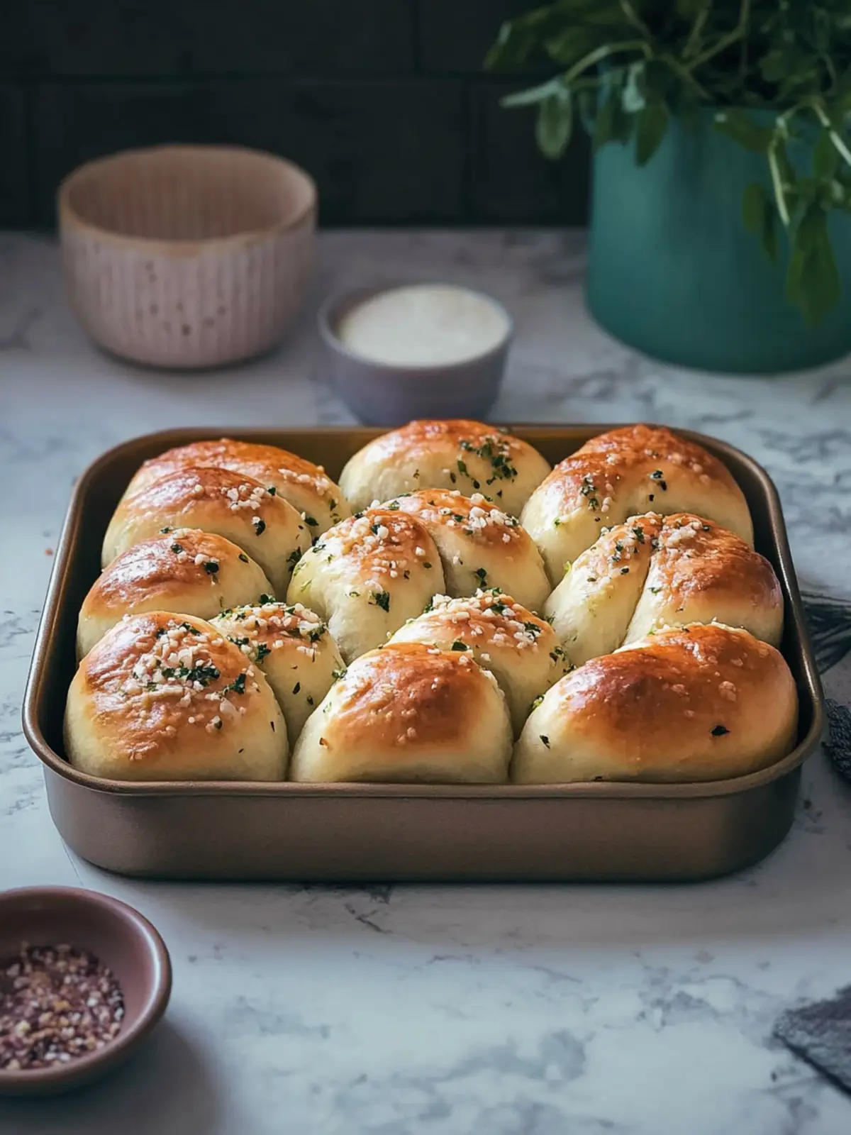 Garlic Dinner Rolls
