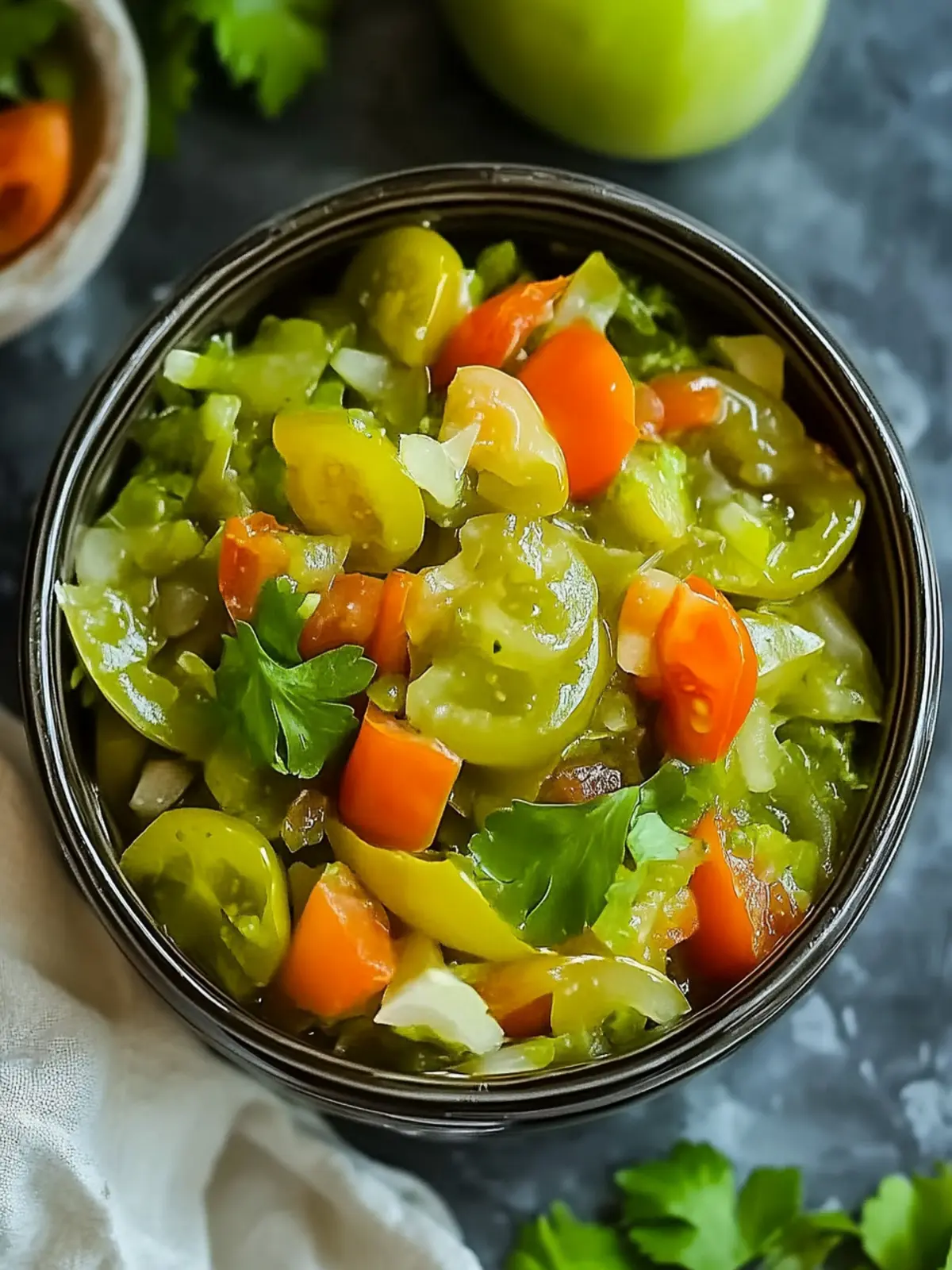 Canned Green Tomato Salad