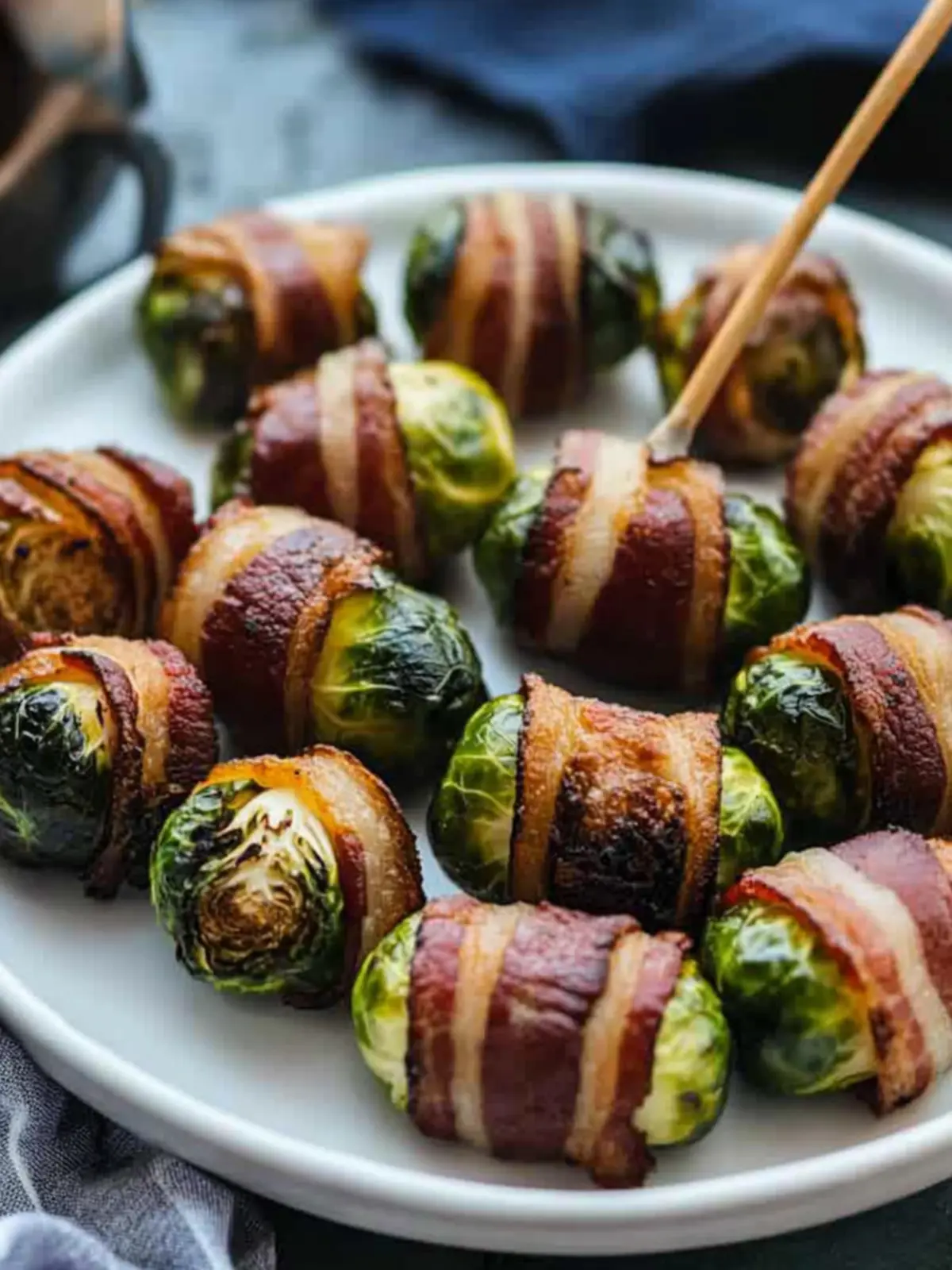 Bacon Wrapped Brussels Sprouts