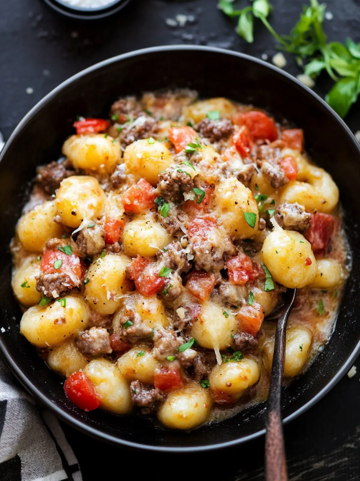 Cheeseburger Gnocchi
