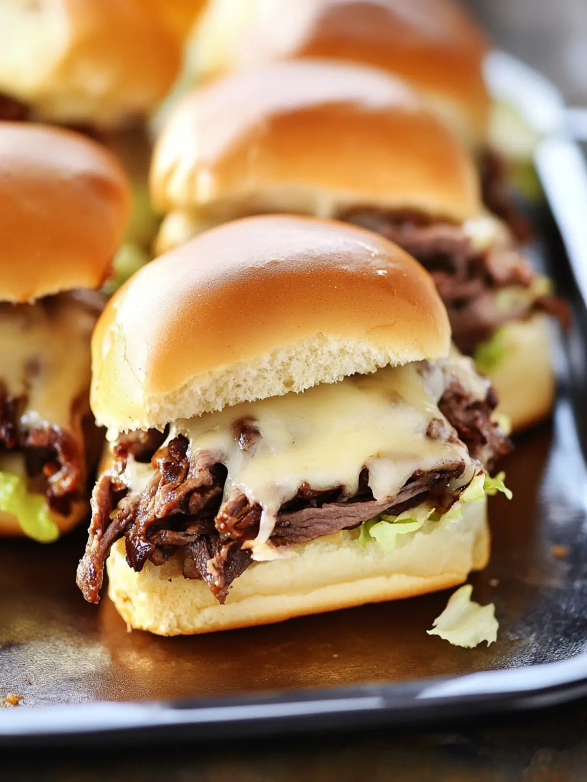 Cheesesteak Sliders