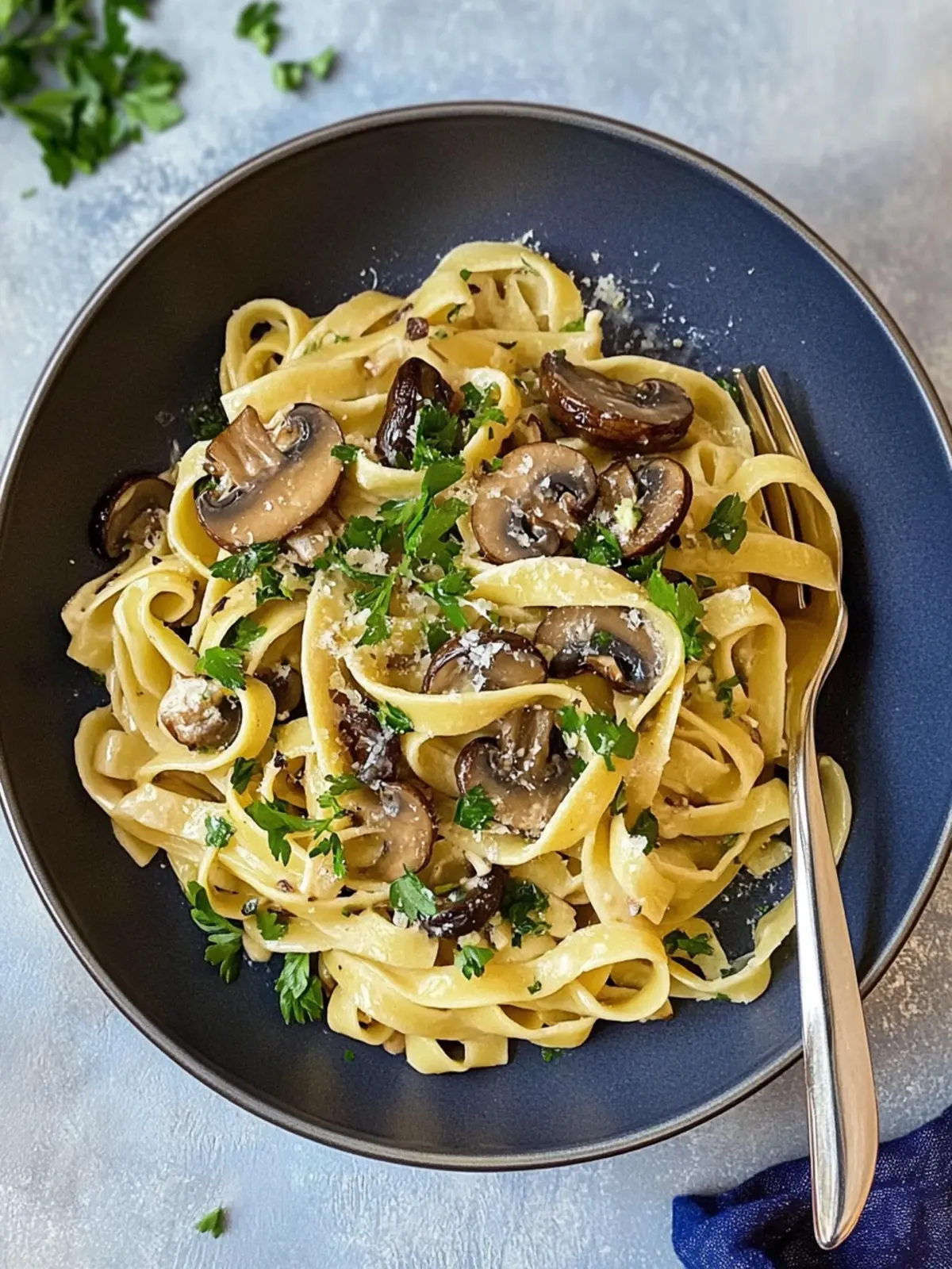 Mushroom Fettuccine