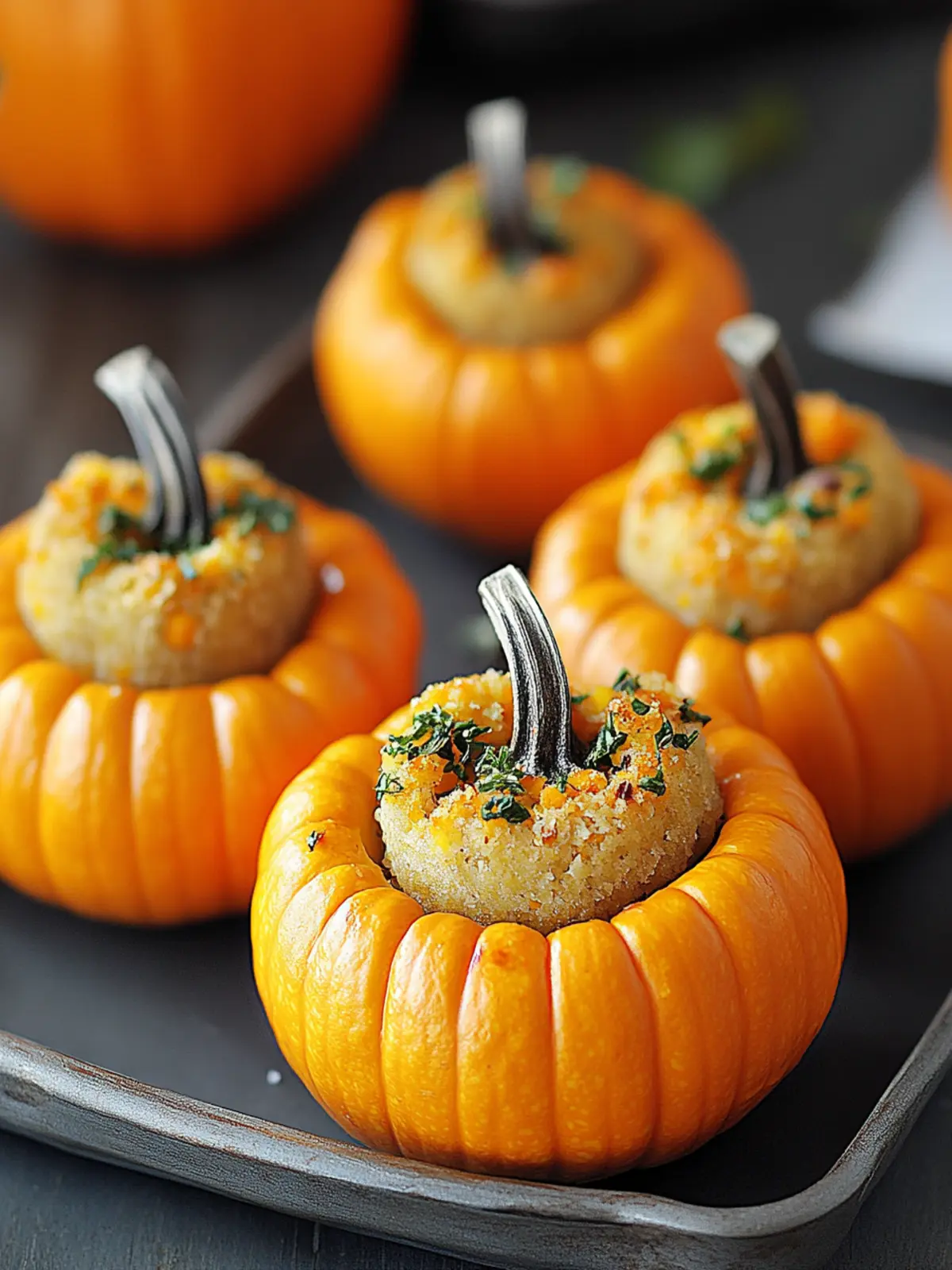 Stuffed Mini Pumpkins