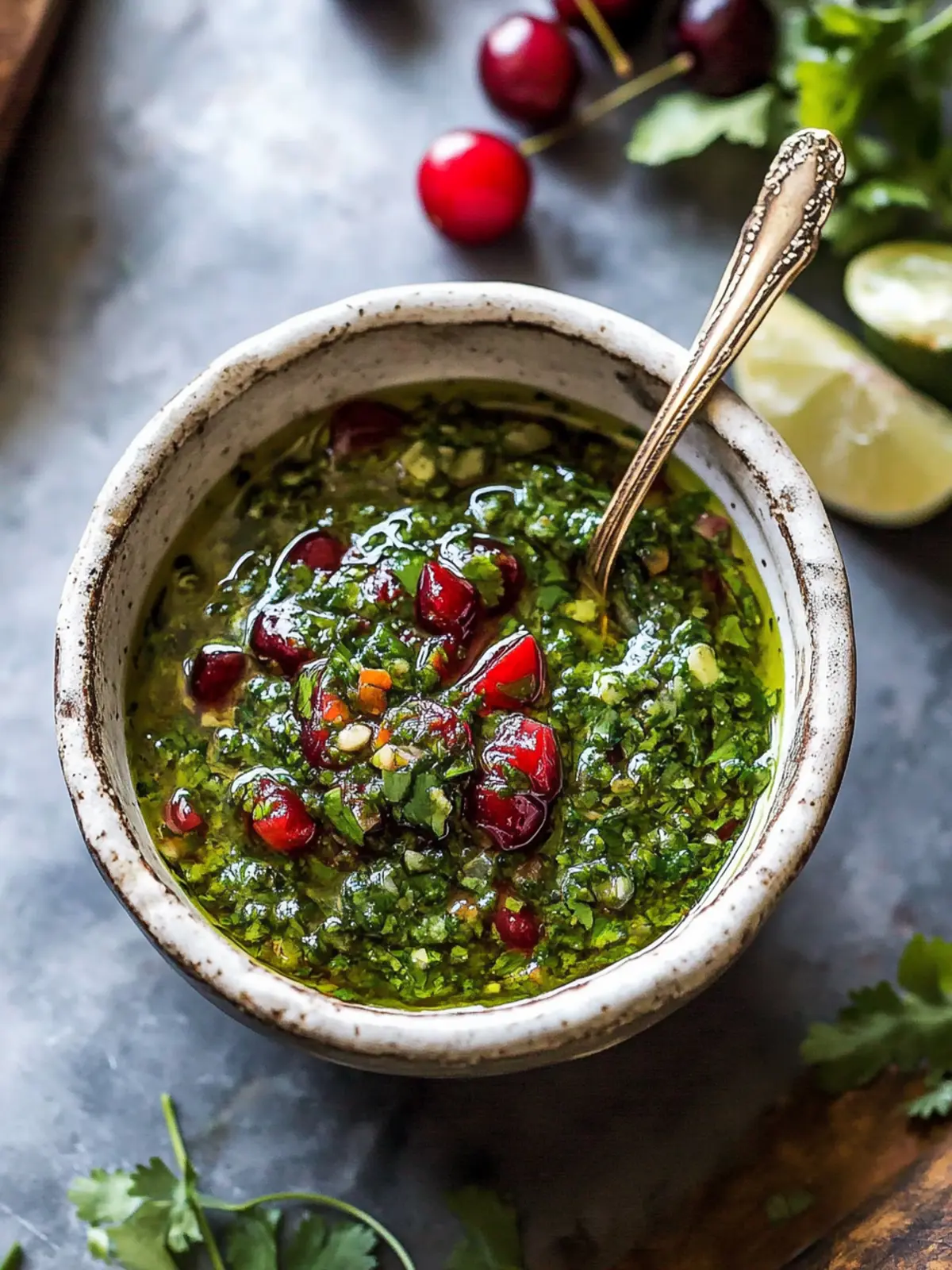 Cherry Chimichurri Sauce