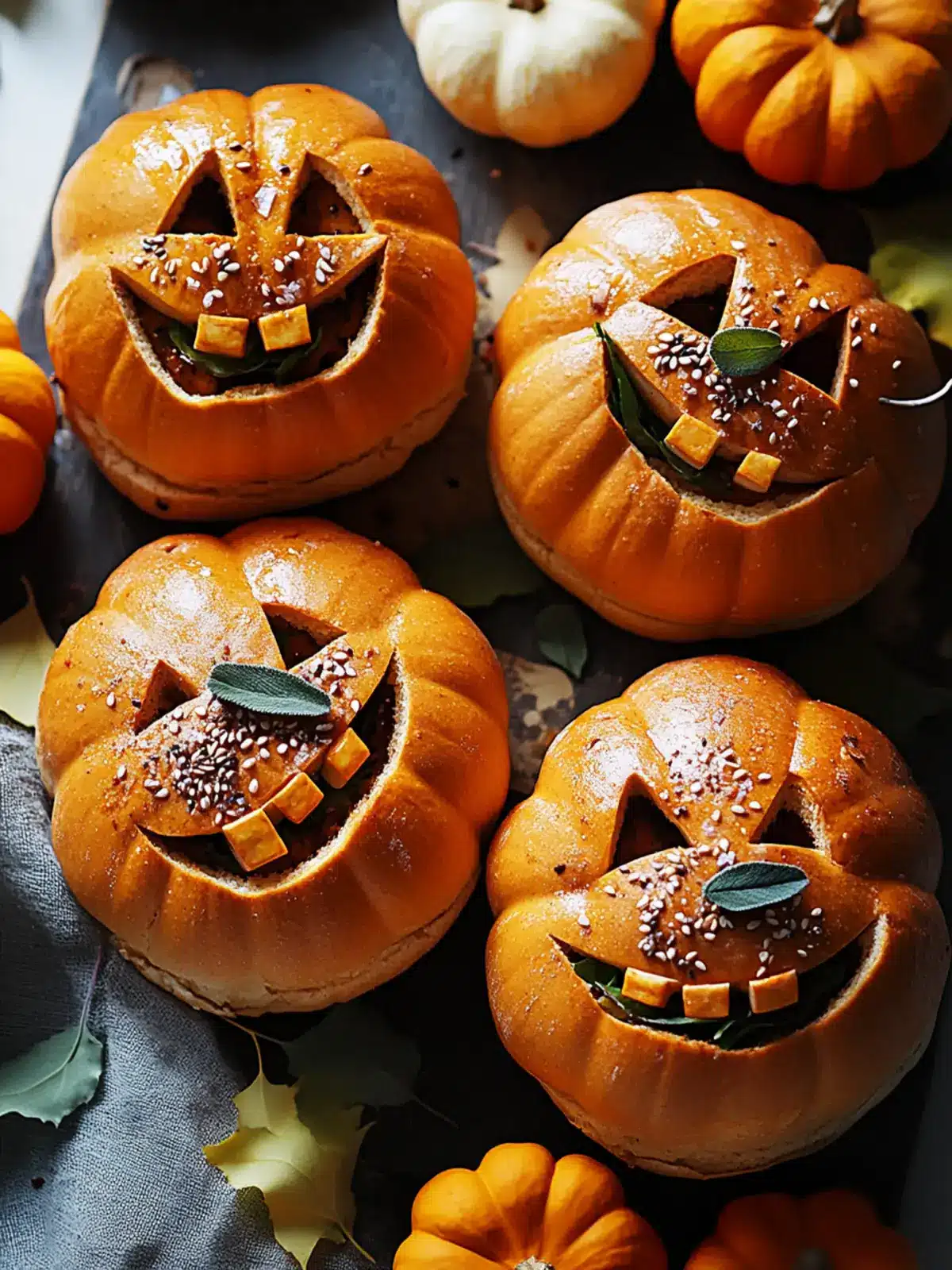 Pumpkin Shaped Sliders