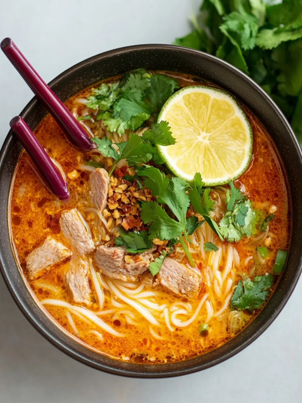 Slow-cooker Chiang Mai Noodle Soup