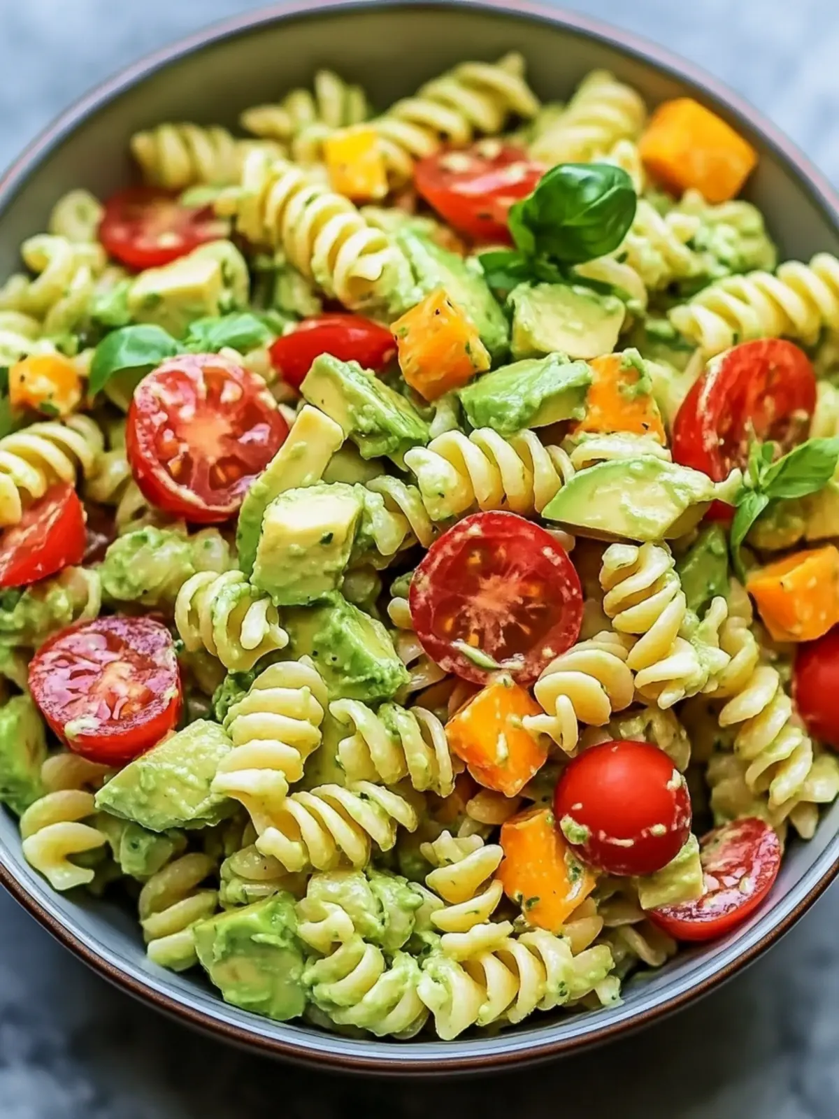 Creamy Avocado Pasta Salad