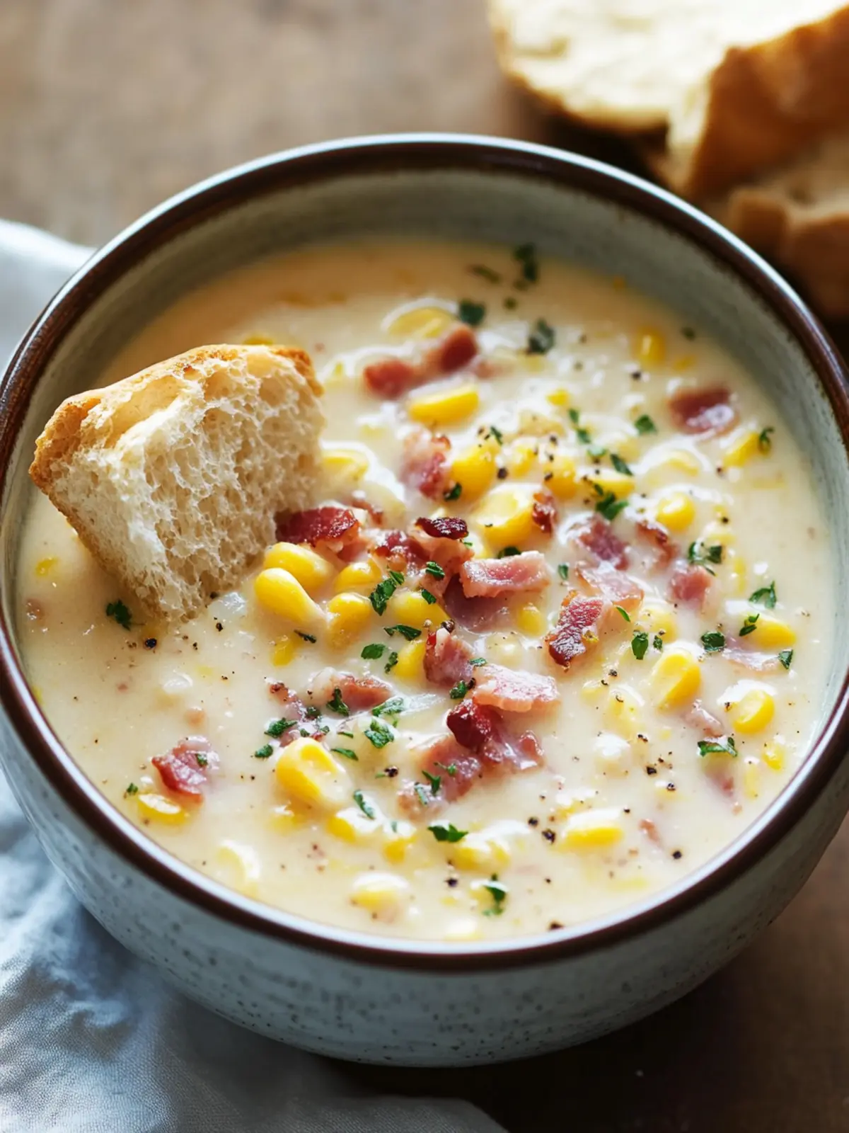 Slow-Cooker Bacon Corn Chowder