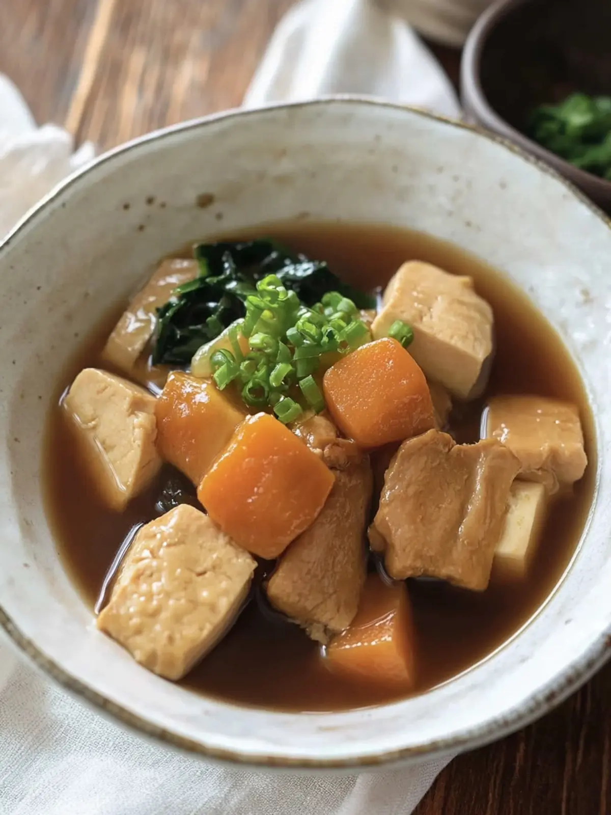 Kanazawa-style Simmered Chicken and Tofu