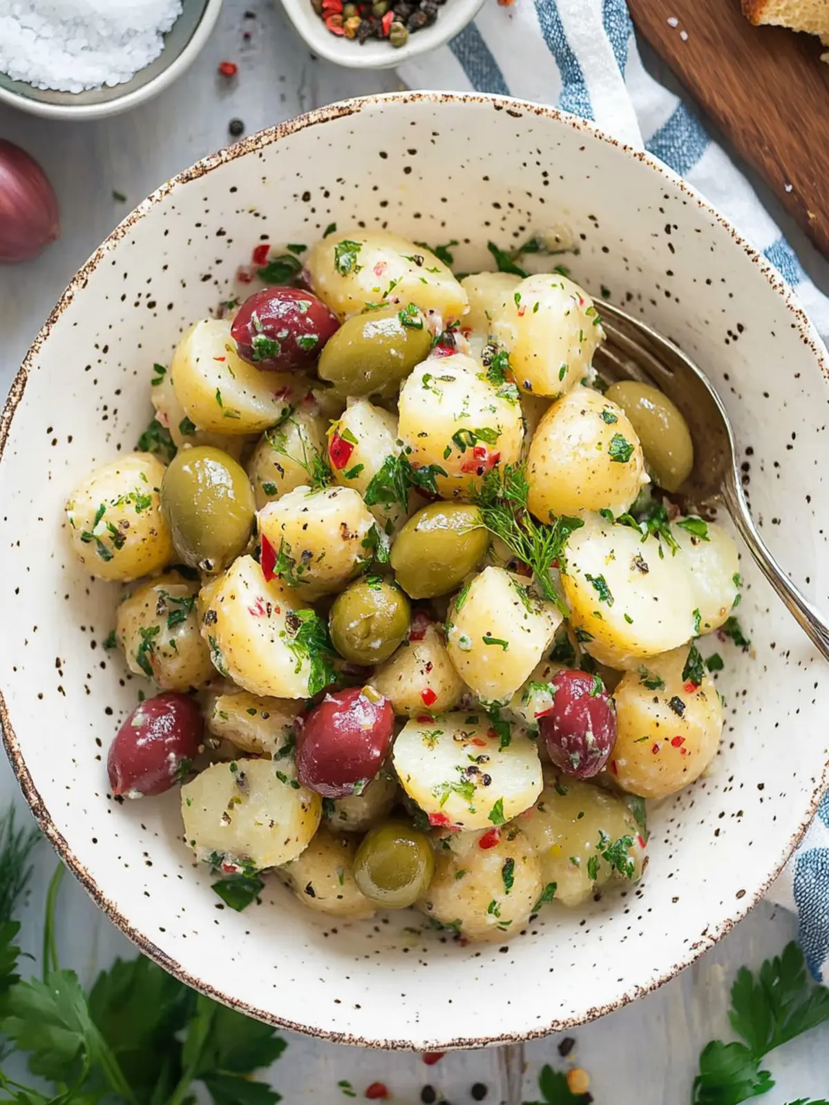 Potato Salad with Olives