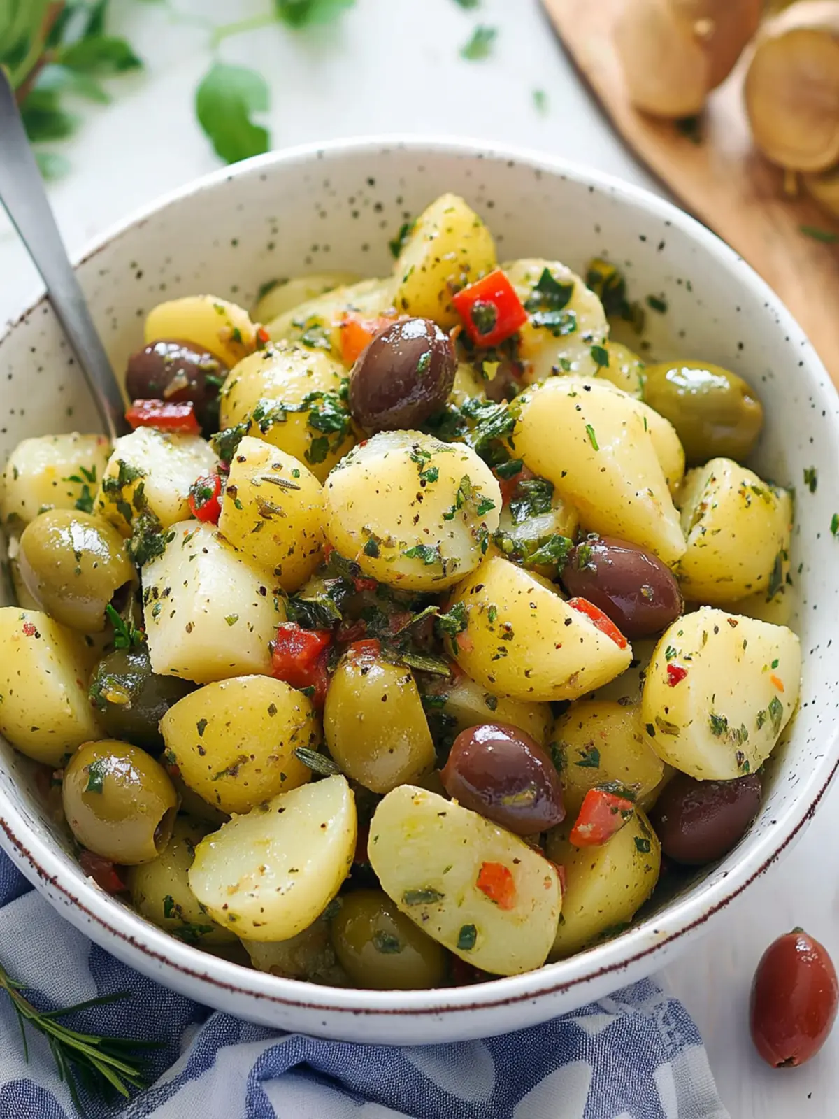 Potato Salad with Olives