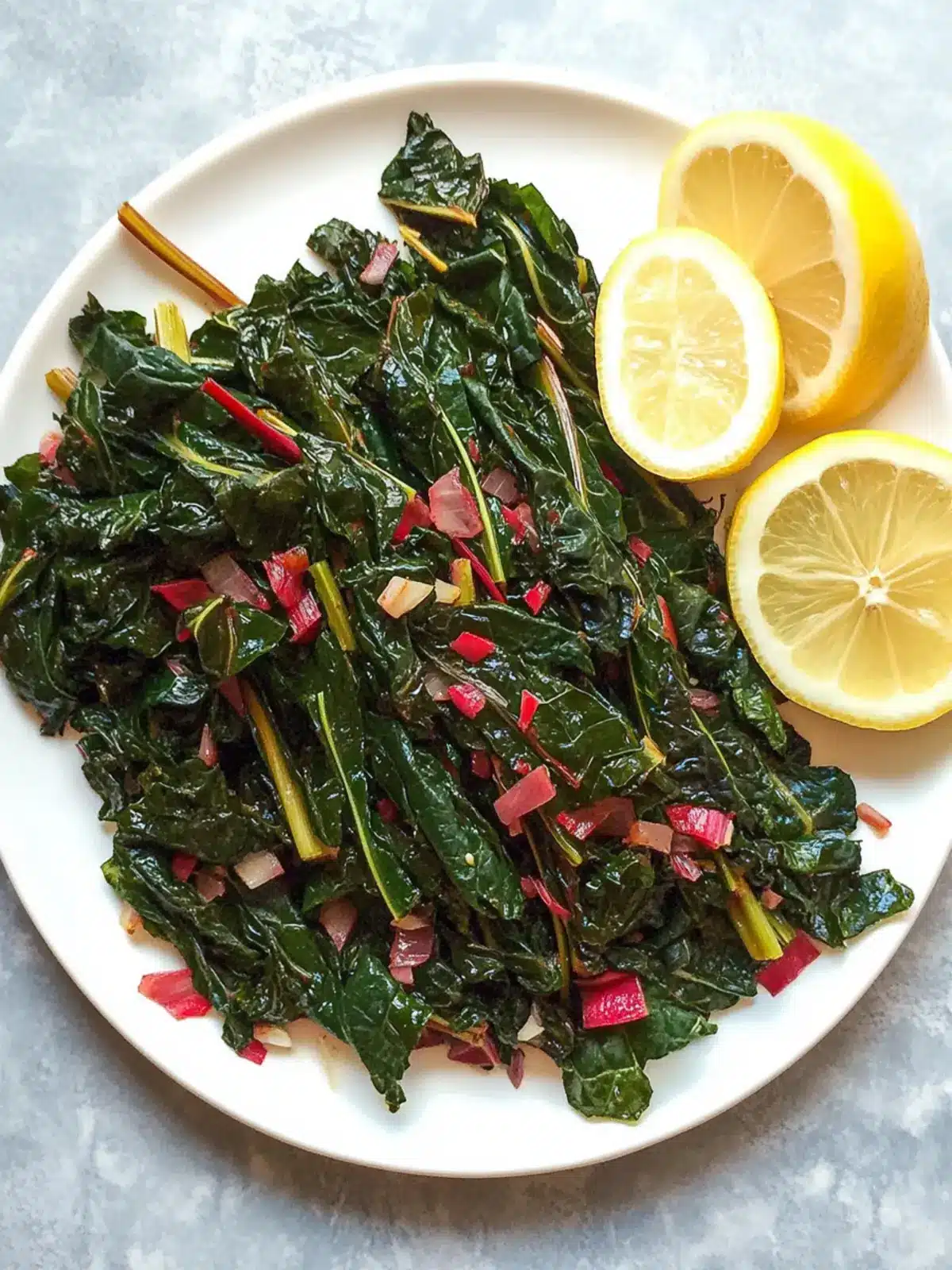 Swiss Chard with Garlic and Lemon