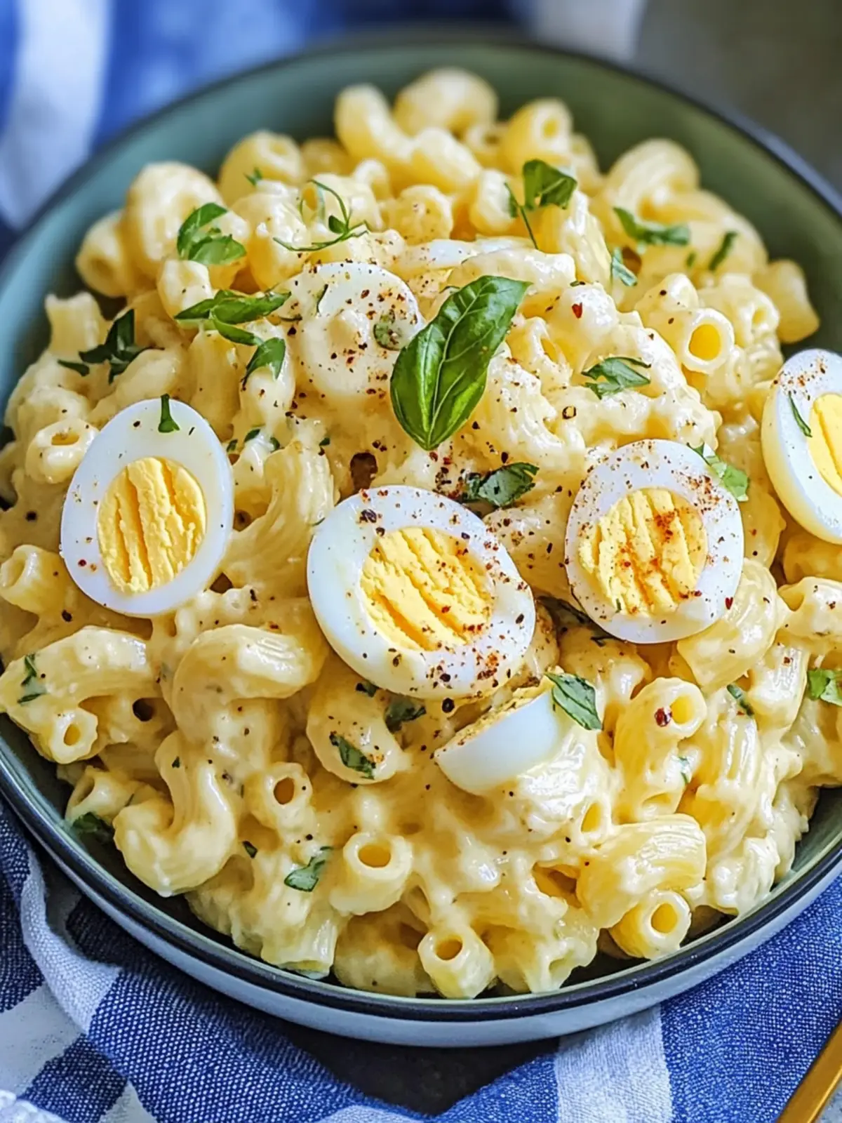 Deviled Egg Pasta Salad