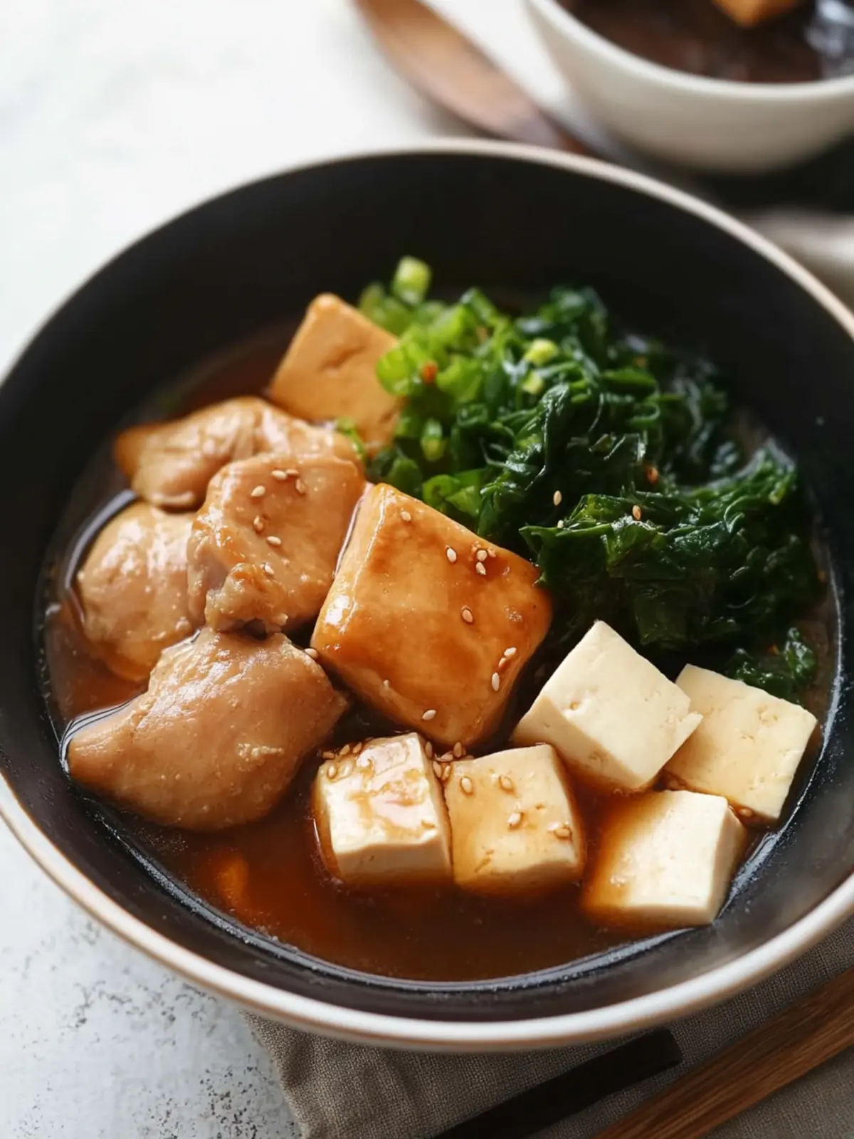 Kanazawa-style Simmered Chicken and Tofu
