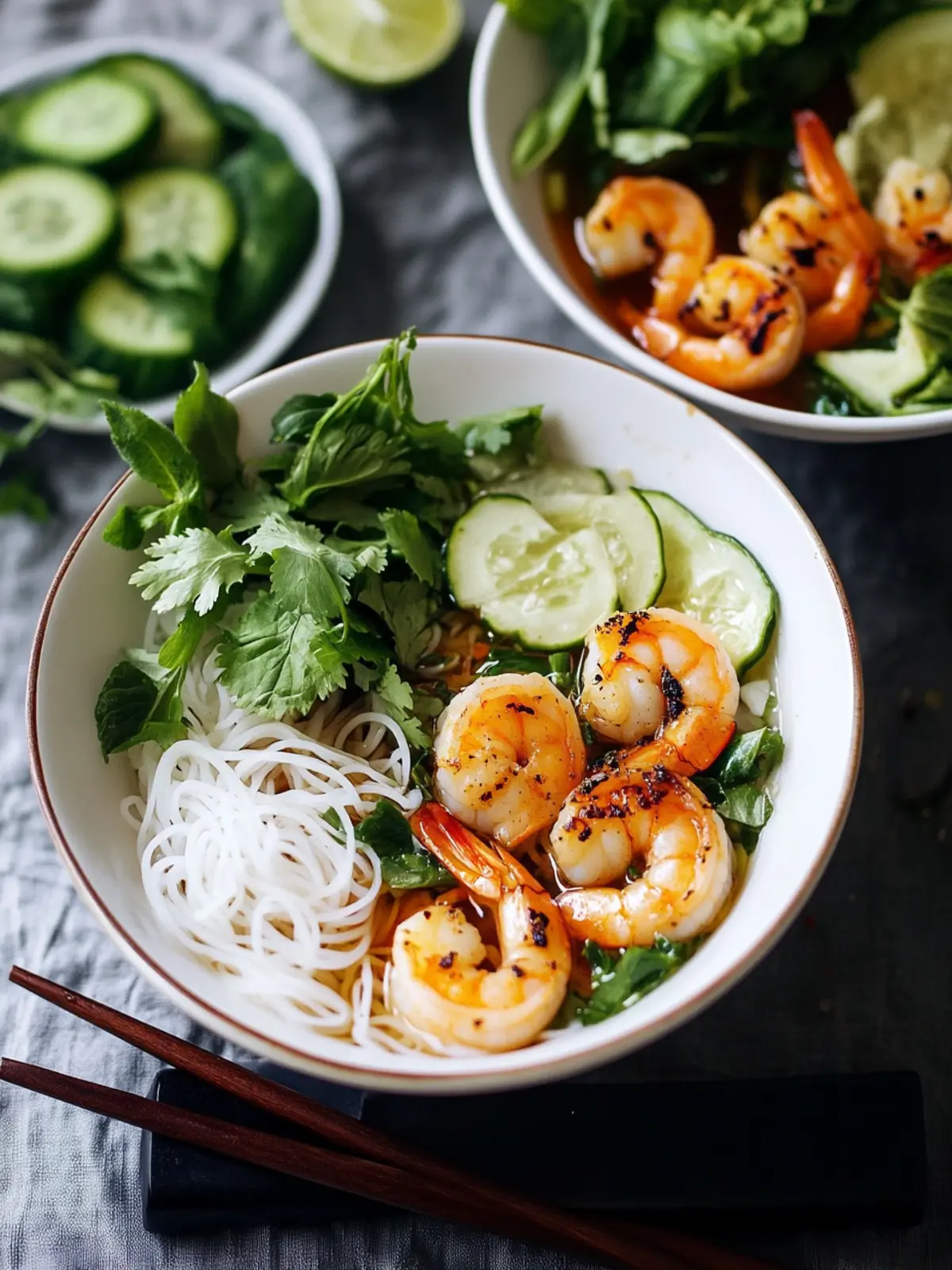 Shrimp Bún chả