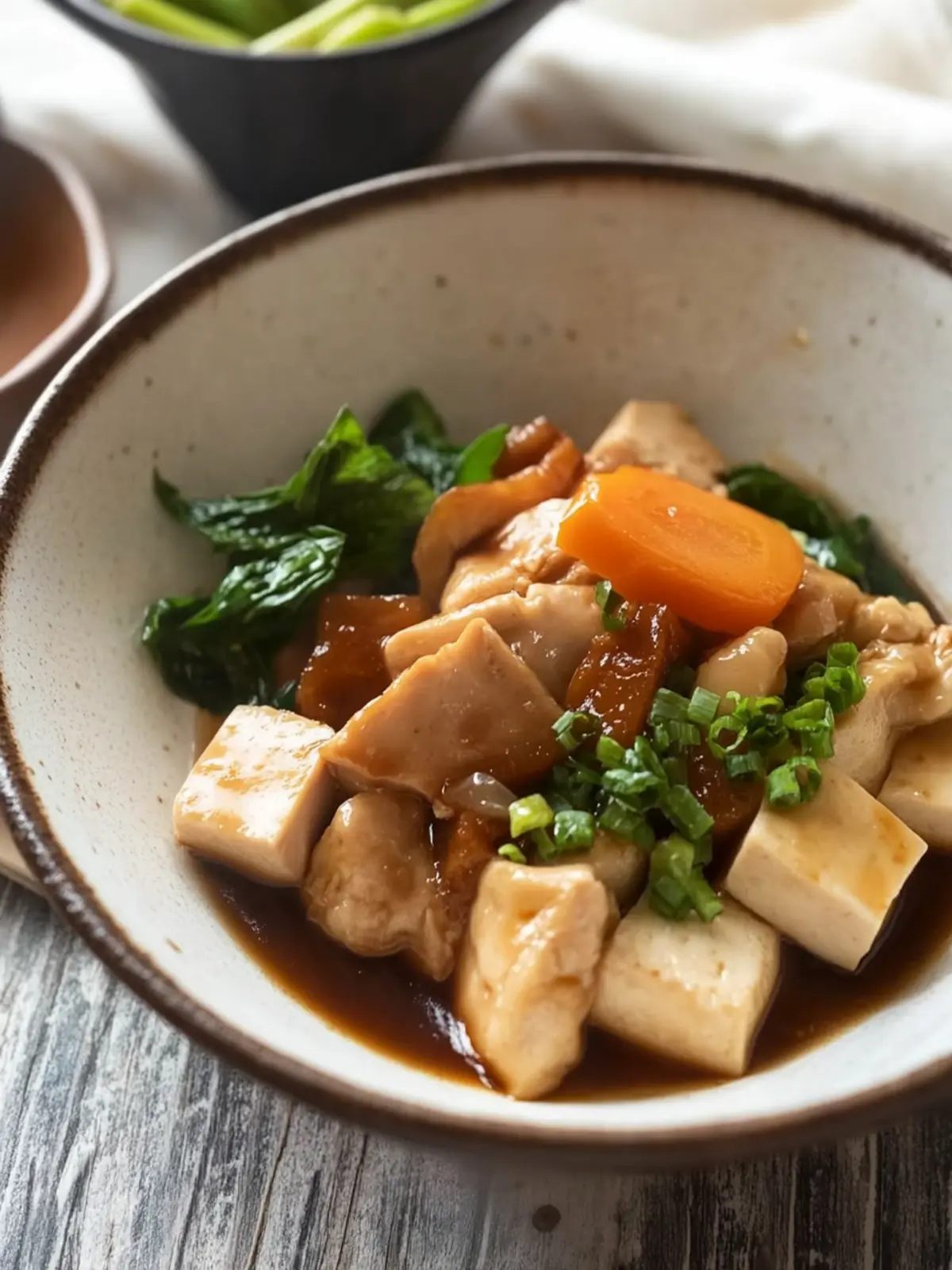 Kanazawa-style Simmered Chicken and Tofu