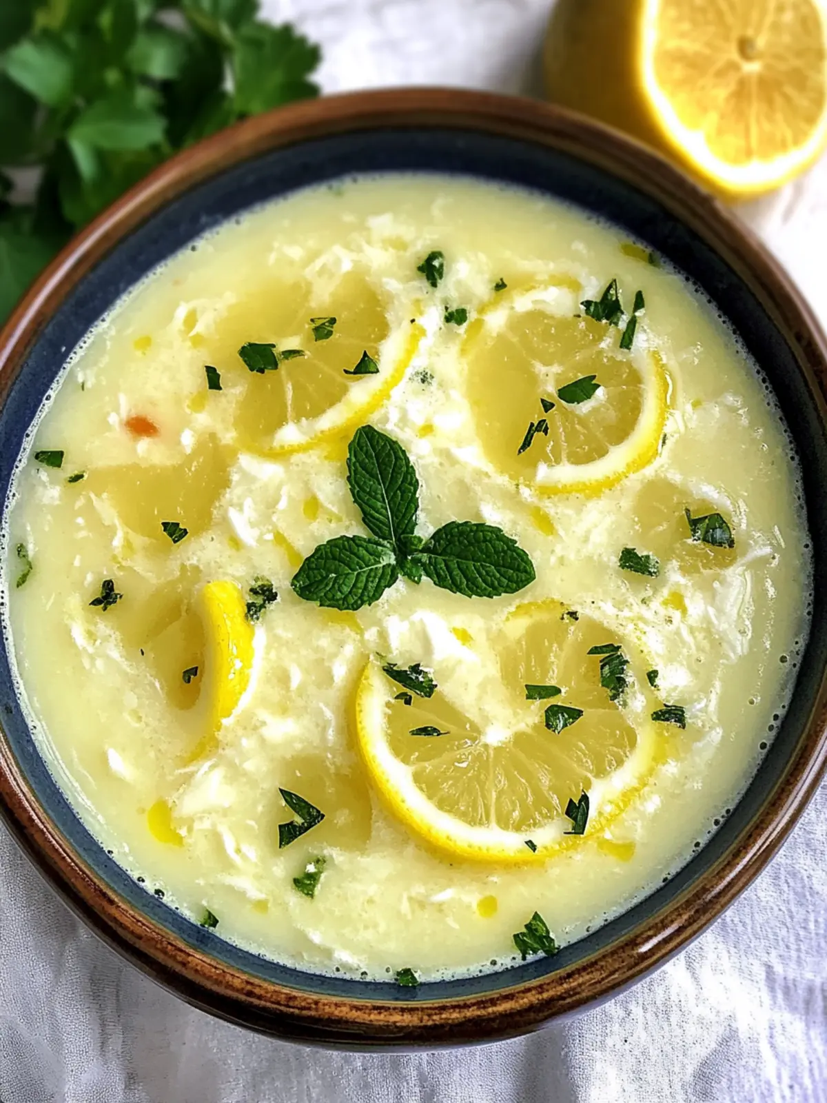 Avgolemono Soup
