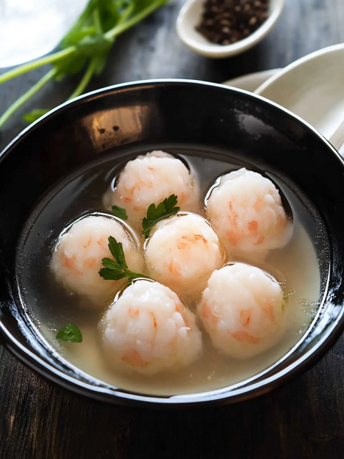 Shrimp Balls in Clear Soup