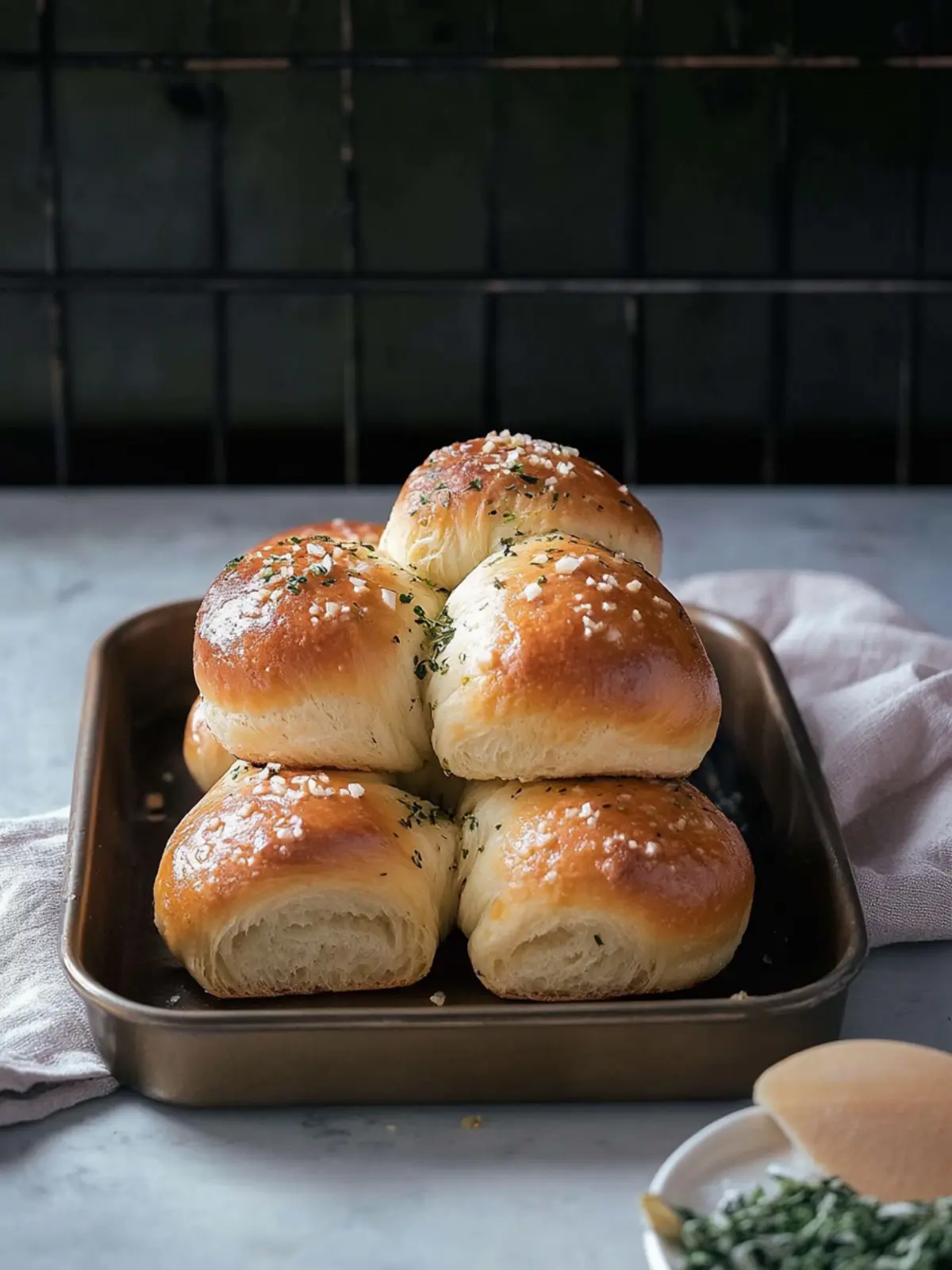 Garlic Dinner Rolls