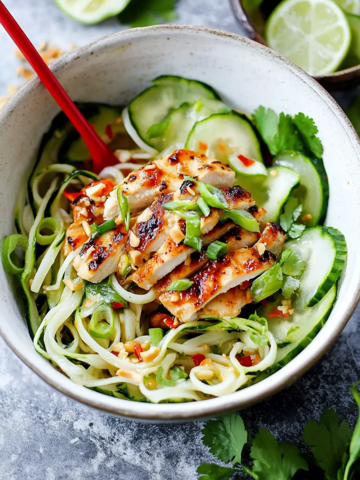 Thai Chicken Zoodles