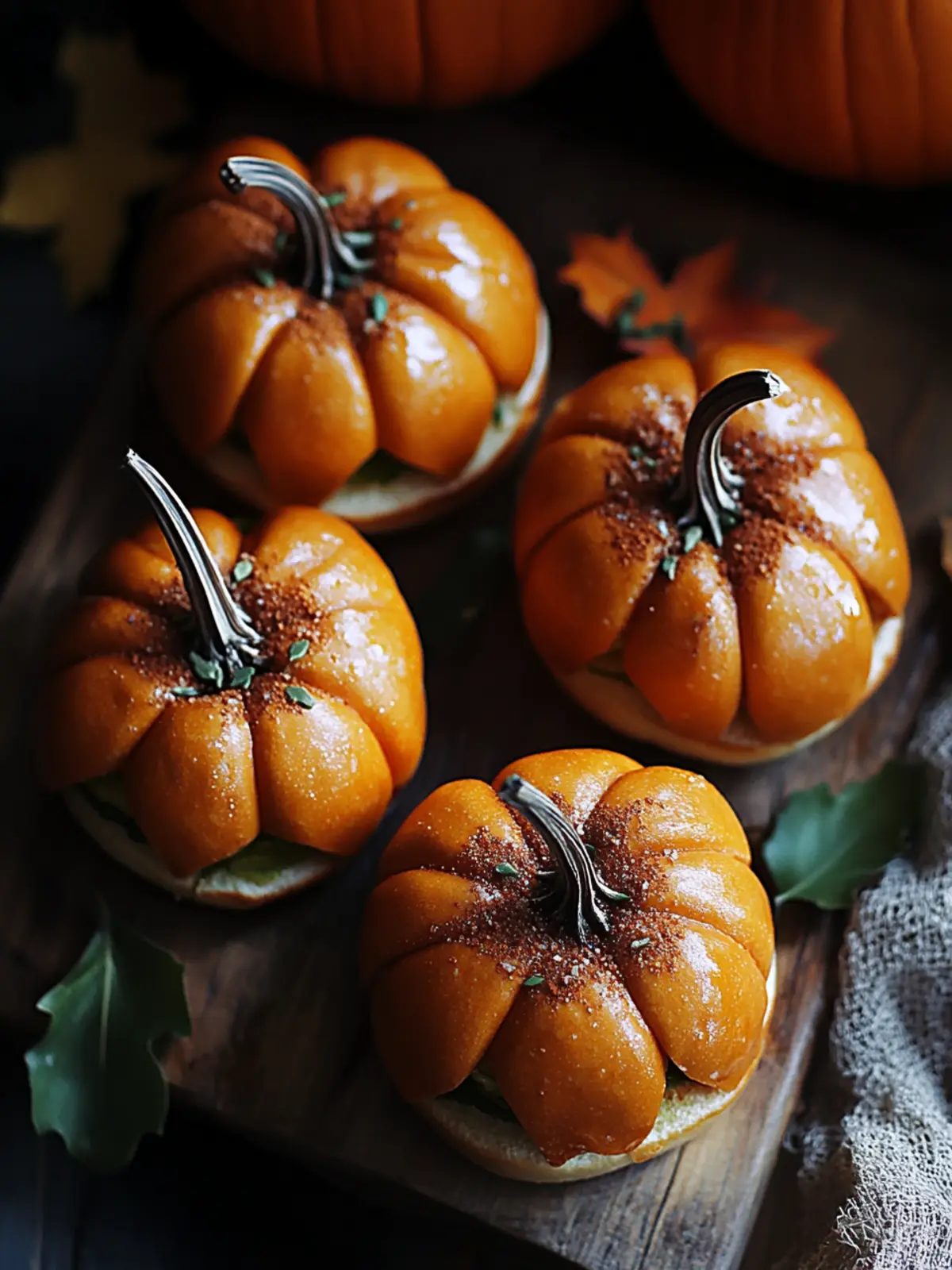 Pumpkin Shaped Sliders