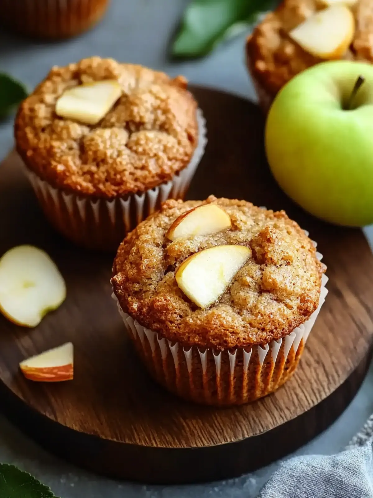 Apple Vanilla Muffins