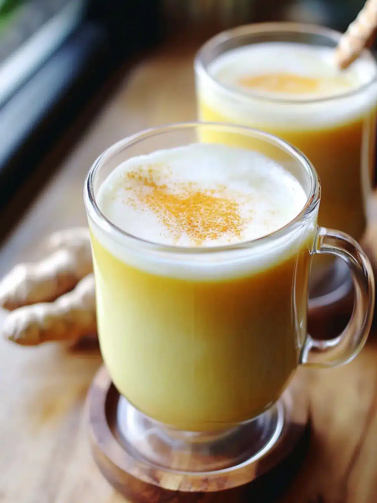 Honey Ginger and Turmeric Latte