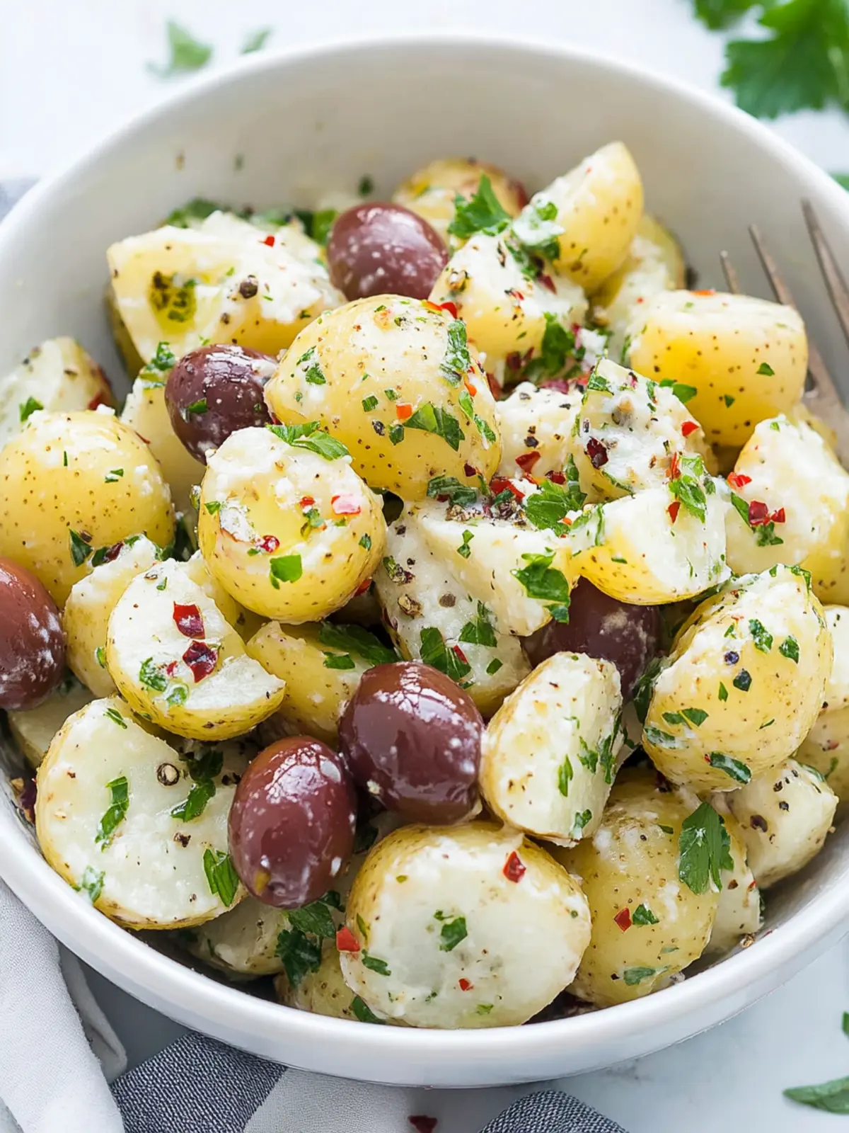 Potato Salad with Olives