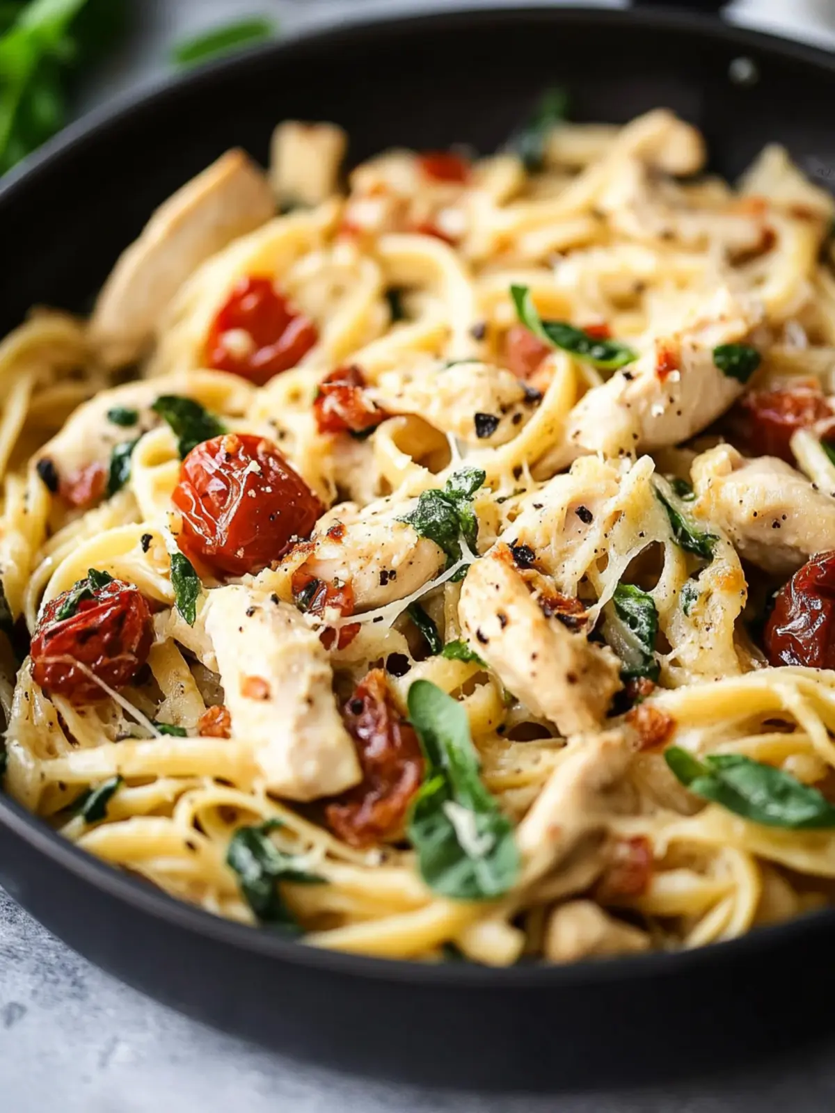 Tuscan Garlic Chicken Pasta