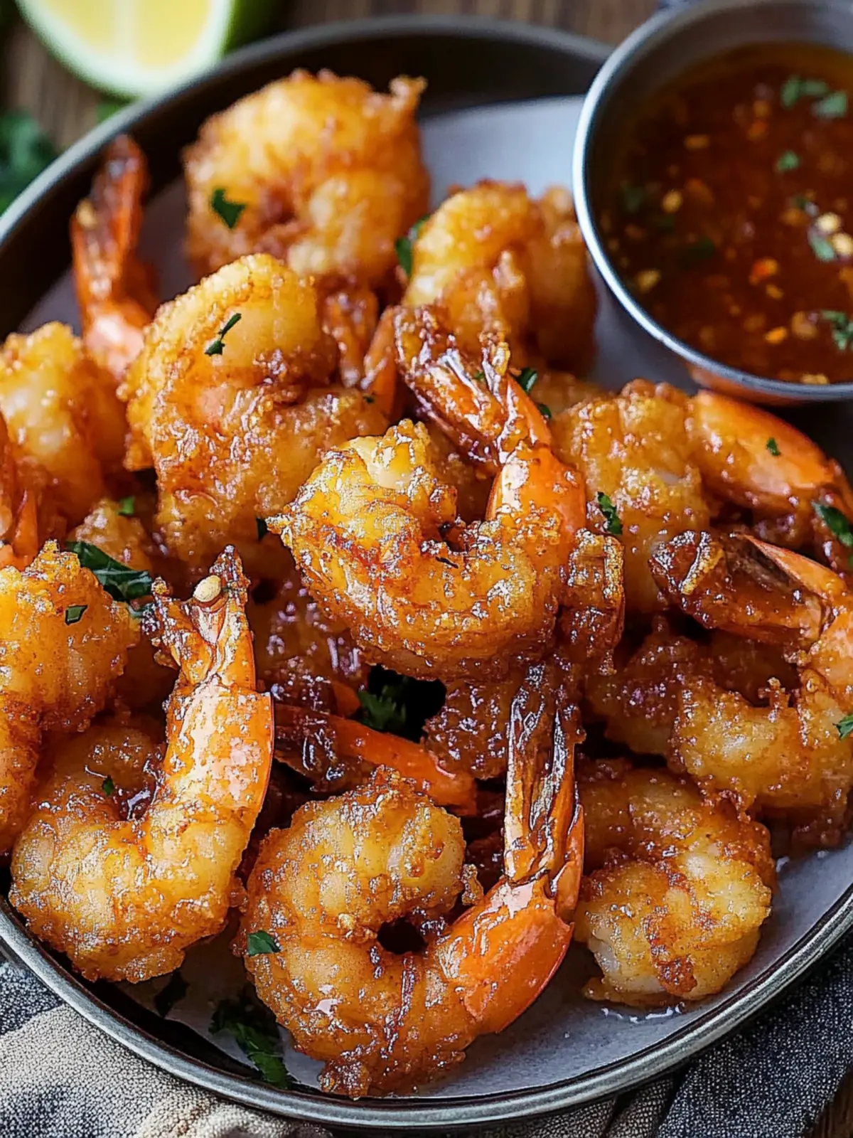 Hot Honey Fried Shrimp