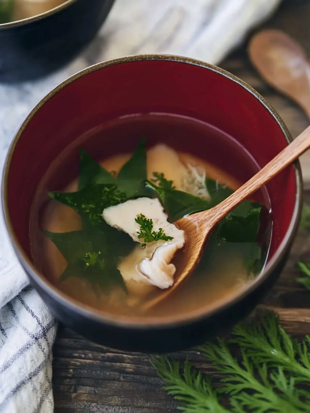 Japanese Clear Soup with Whiting