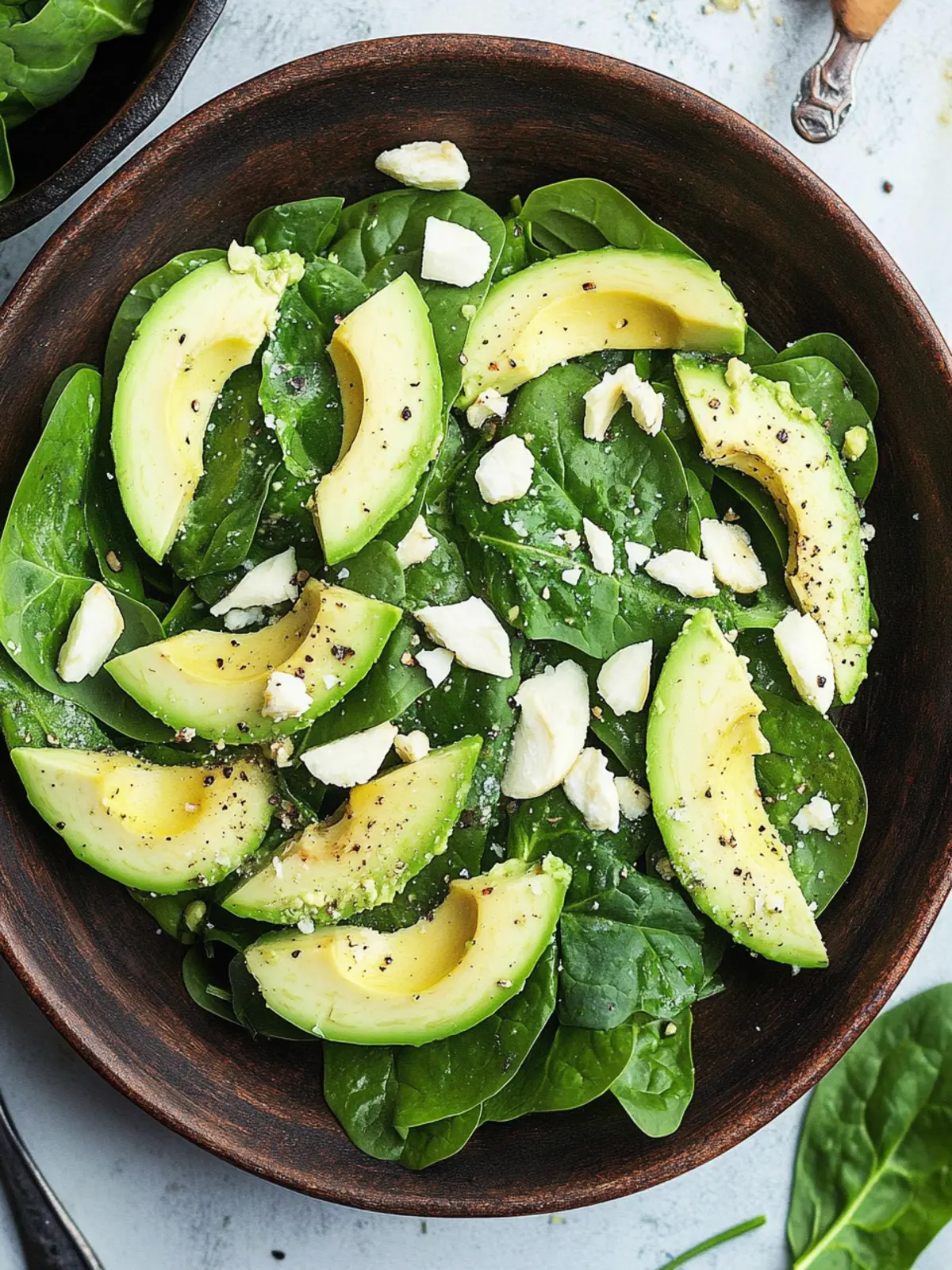 Spinach Avocado Salad