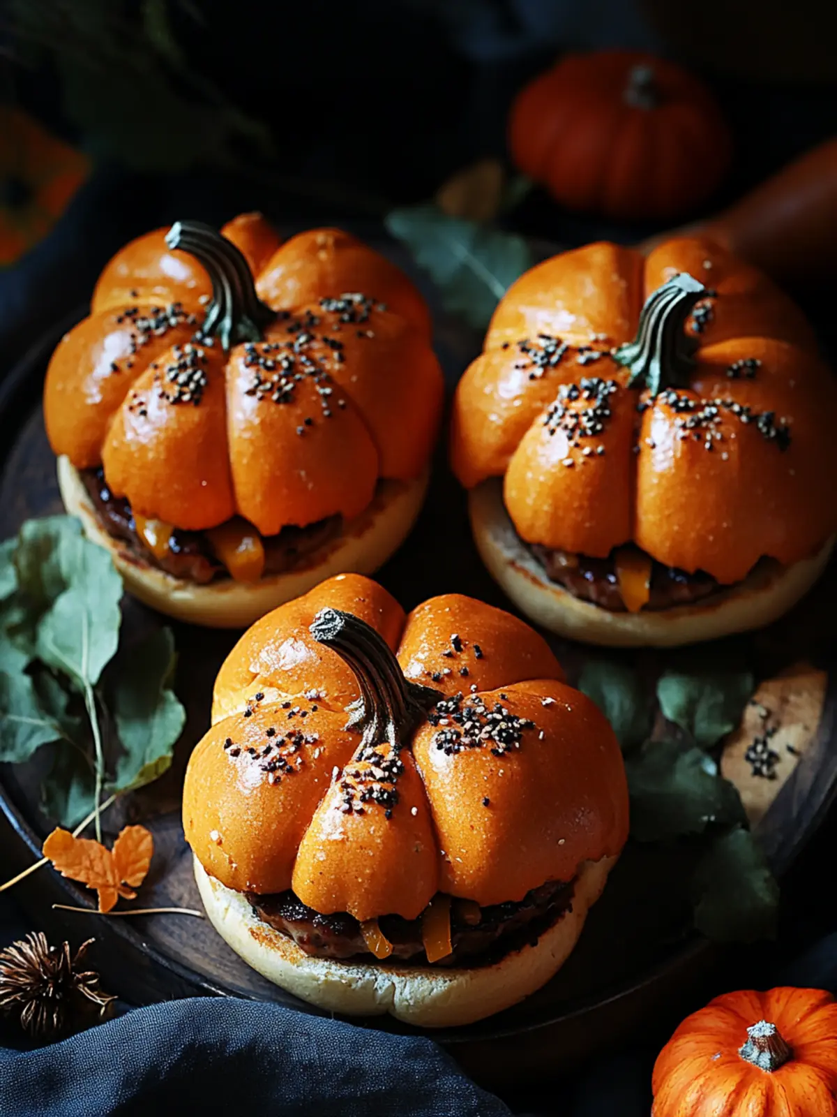 Pumpkin Shaped Sliders