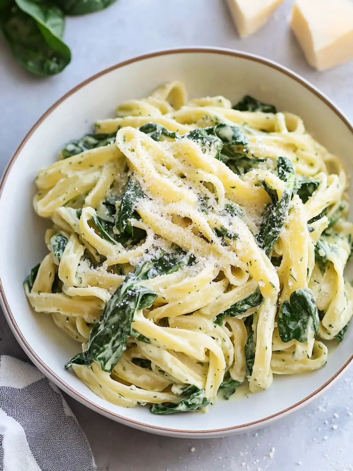 Pasta with Spinach