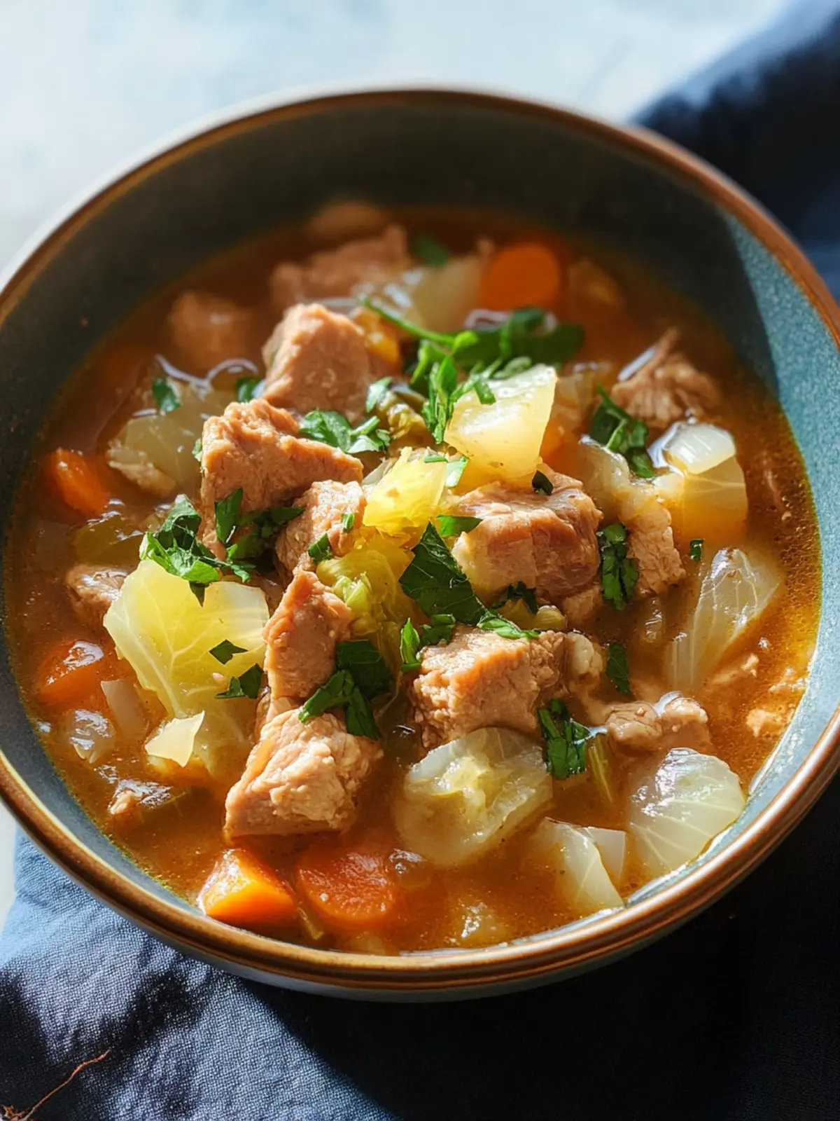 Pork and Cabbage Stew